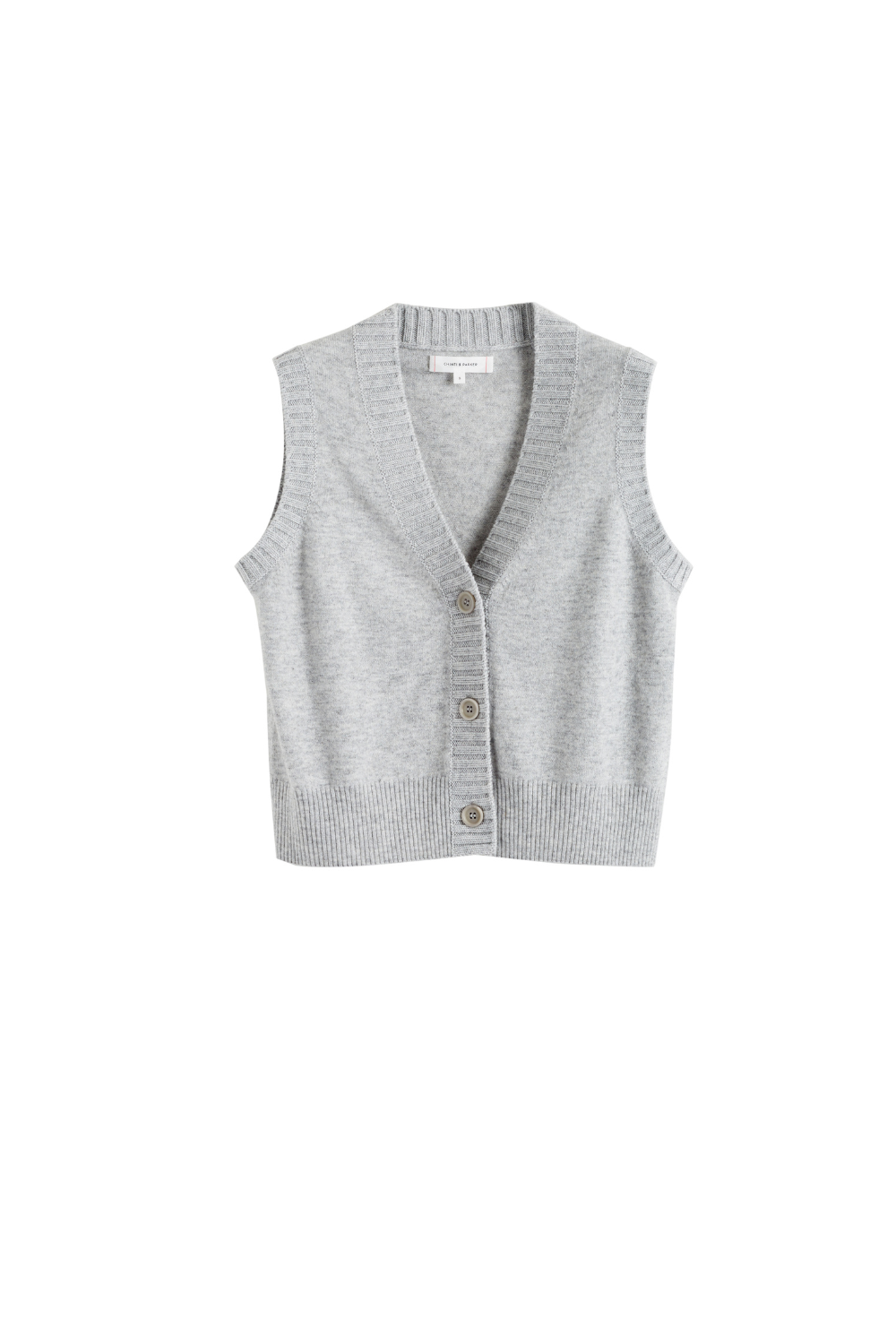 Premium Light Grey Wool Cashmere Waistcoat for Men - Elegant Winter Vest for Business & Formal Occasions