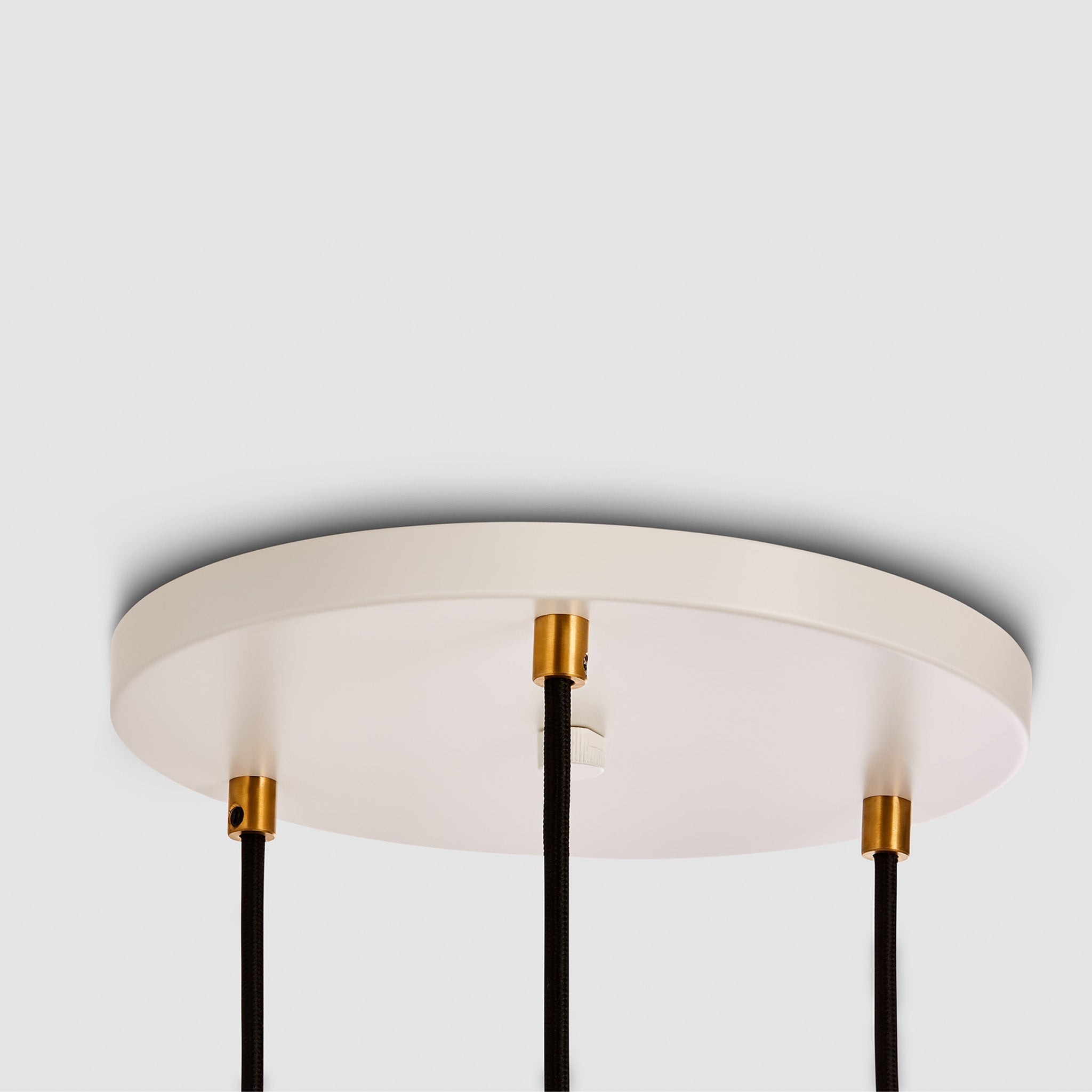 Triple Pendant Oak Wood Sphere IV White Canopy Light Fixture - Perfect for Dining Room, Bedroom, and Modern Home Decor