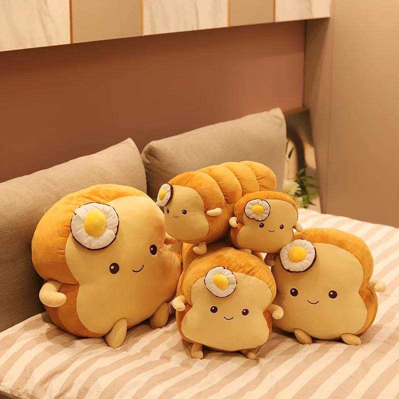 Lola The Loaf: Adorable Kawaii Bread Plush Toy - Perfect for Cute Home Decor, Anime Lover Gifts & Cozy Bedroom Snuggles