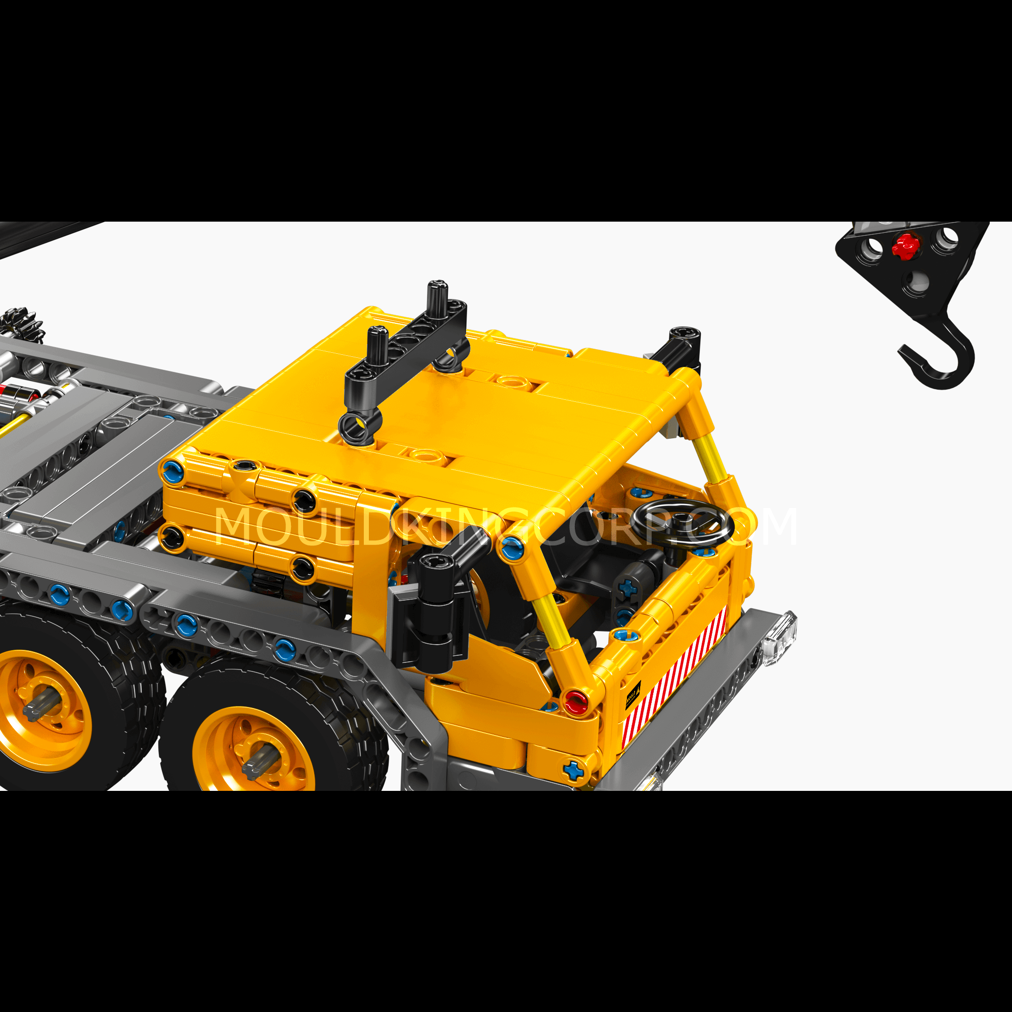 Mould King 17058 Mobile Crane Model Building Set - 997 Pcs STEM Construction Toy for Adults & Kids - Perfect for Engineering Enthusiasts & DIY Projects