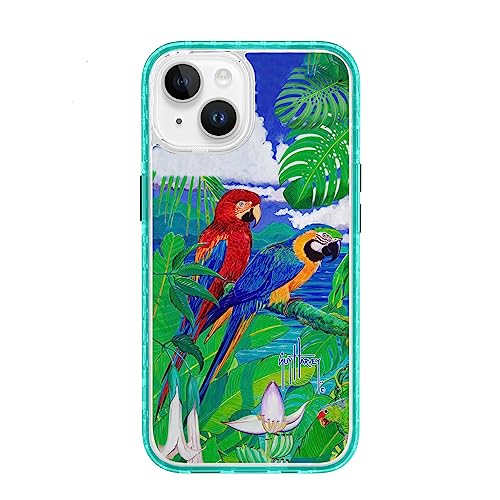 Tropical Parrot | Seafoam Green