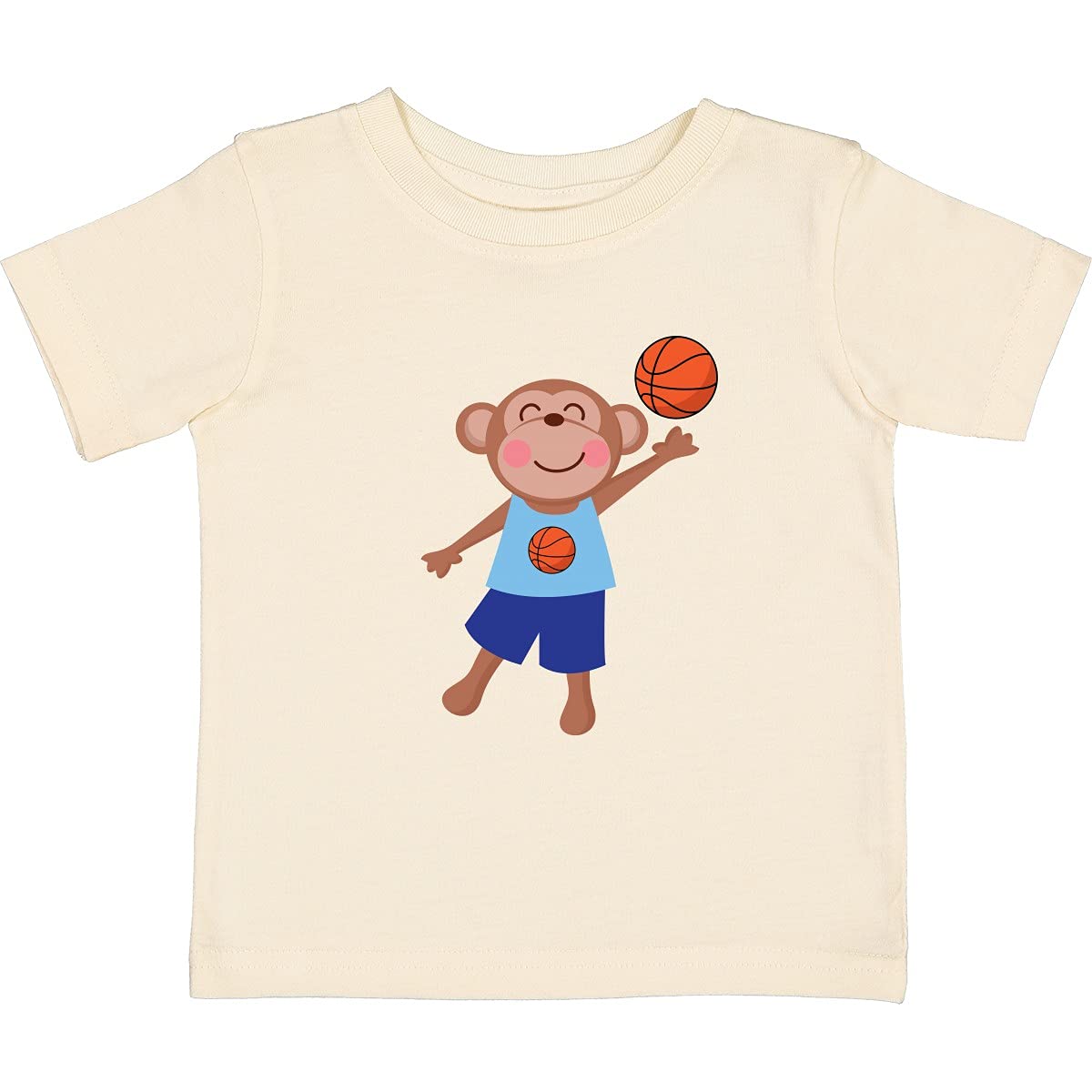 Future Basketball Player Boy Monkey Baby T-Shirt - Cute Toddler Sports Apparel for Playtime & Gifts