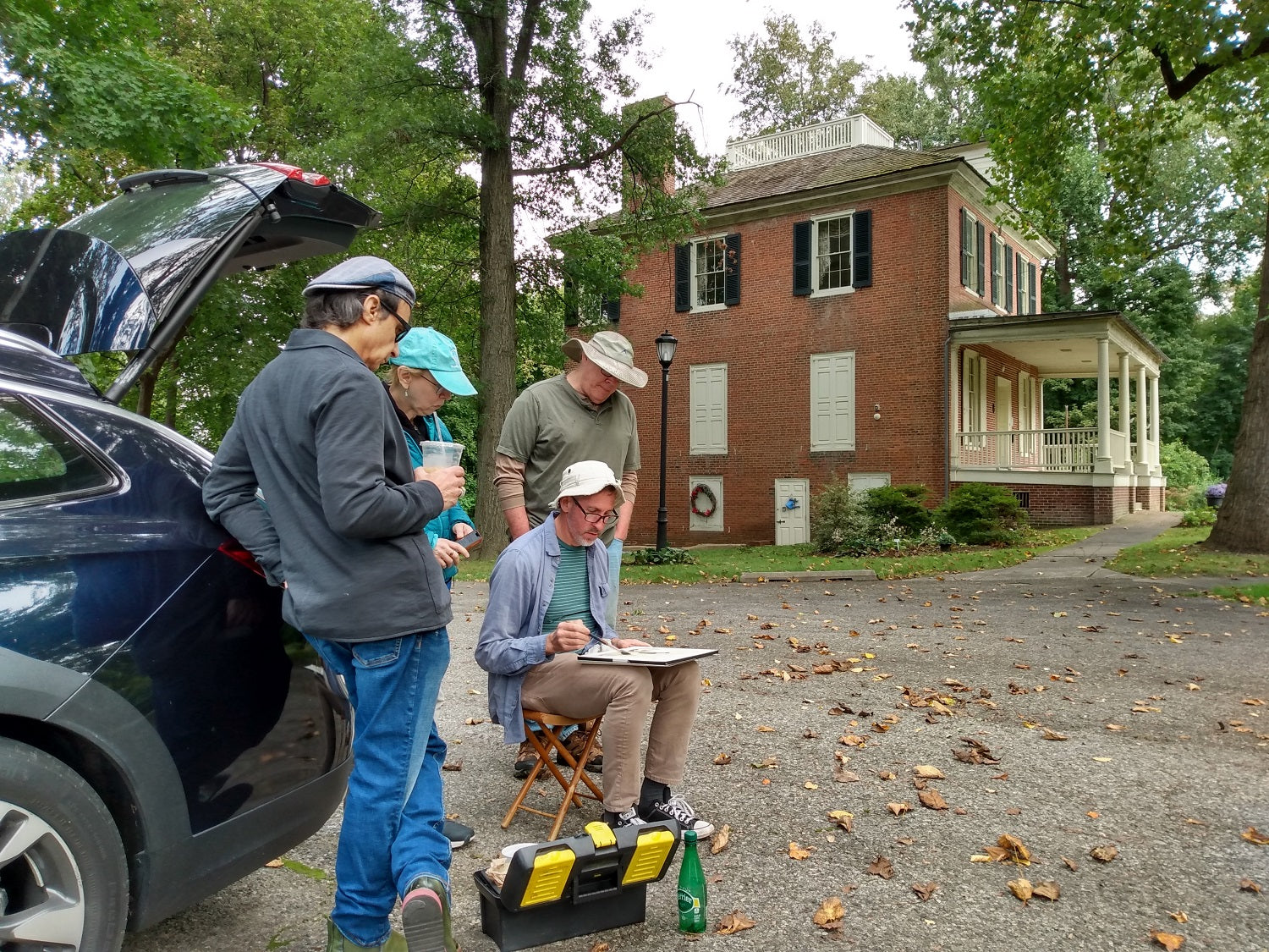 Keith Leitner's Plein Air Painting Kit for Fairmount Park Historic Houses - Perfect for Outdoor Art & Landscape Painting Enthusiasts