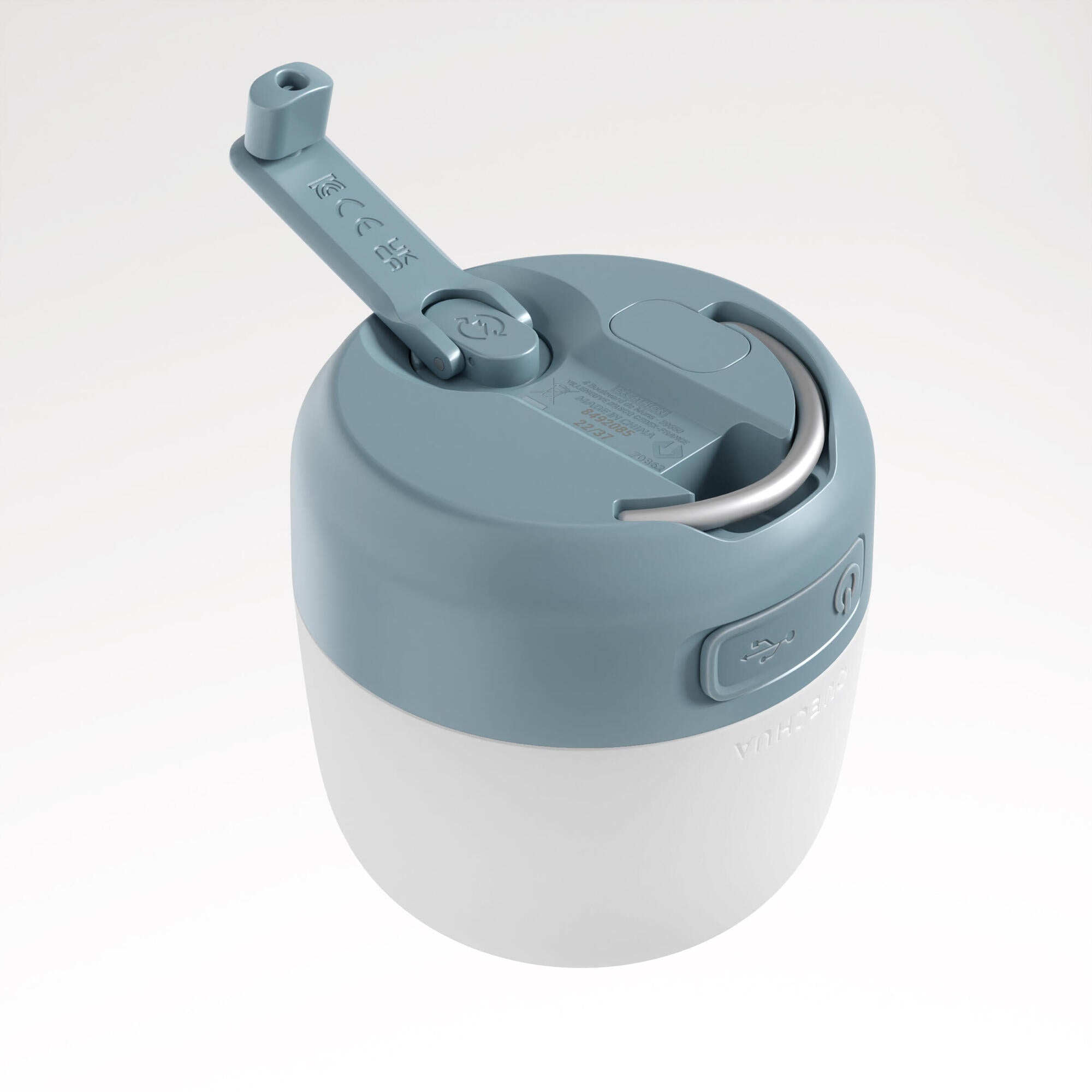 Quechua BL 60 Rechargeable Camping Lantern - USB-C & Dynamo Charging, 60 Lumens LED Light for Outdoor Adventures, Hiking, and Emergency Power Outages