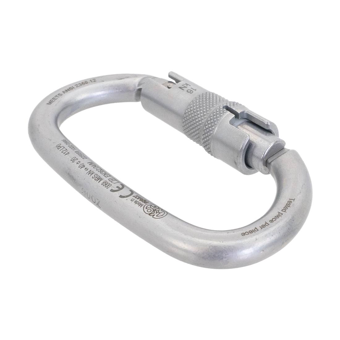 KONG Carbon Carabiner - Lightweight Ovalone Autoblock ANSI Certified Climbing Carabiner for Rock Climbing, Hiking & Outdoor Adventures