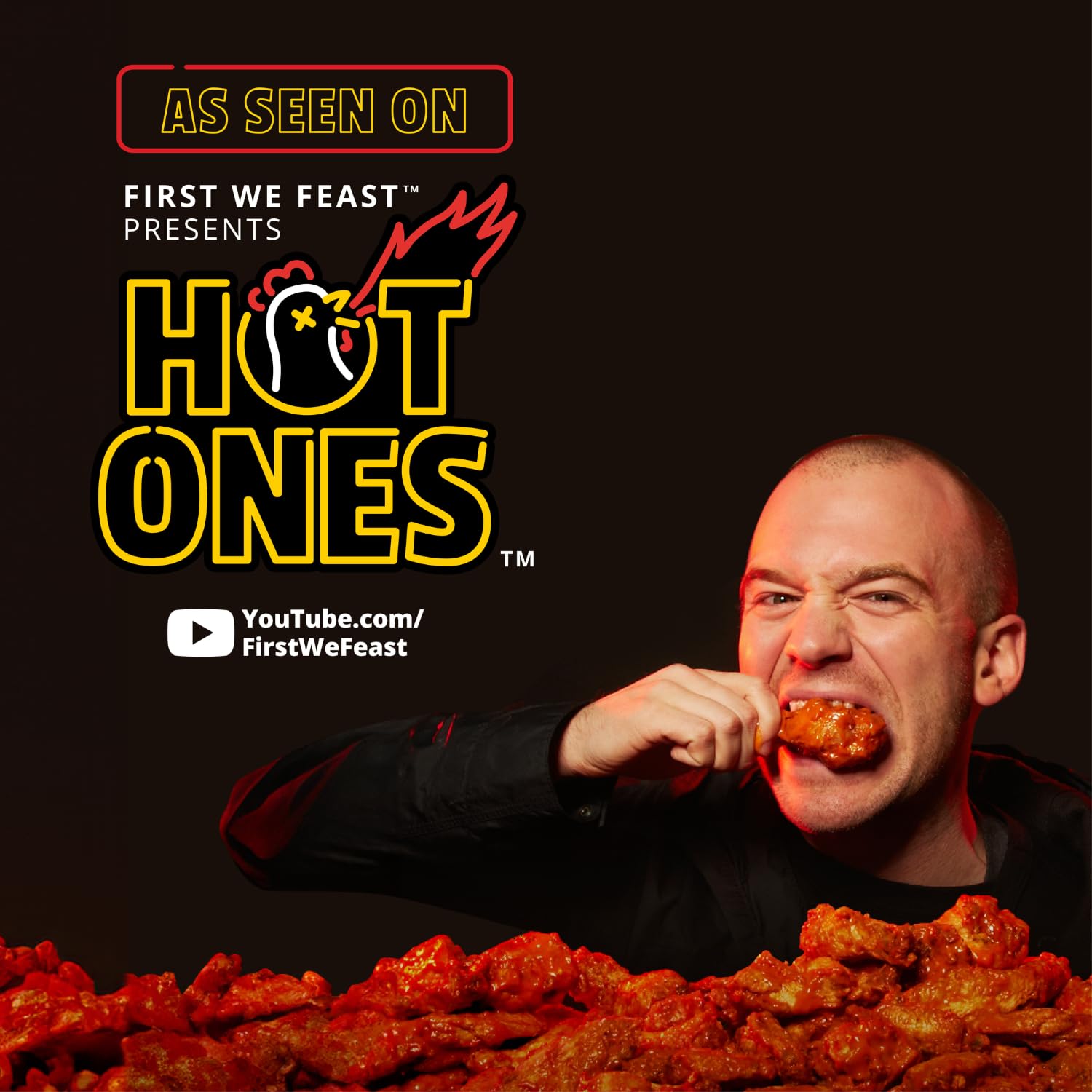 Hot Ones Season 25 Hot Sauce Gift Set - 10-Pack Small Batch Hot Sauce Variety Pack (5 fl oz Bottles) - Natural Ingredients, Unique Spicy Gifts for Hot Sauce Lovers - Perfect for Hot Wings Challenge, BBQ Parties & Foodie Gifts