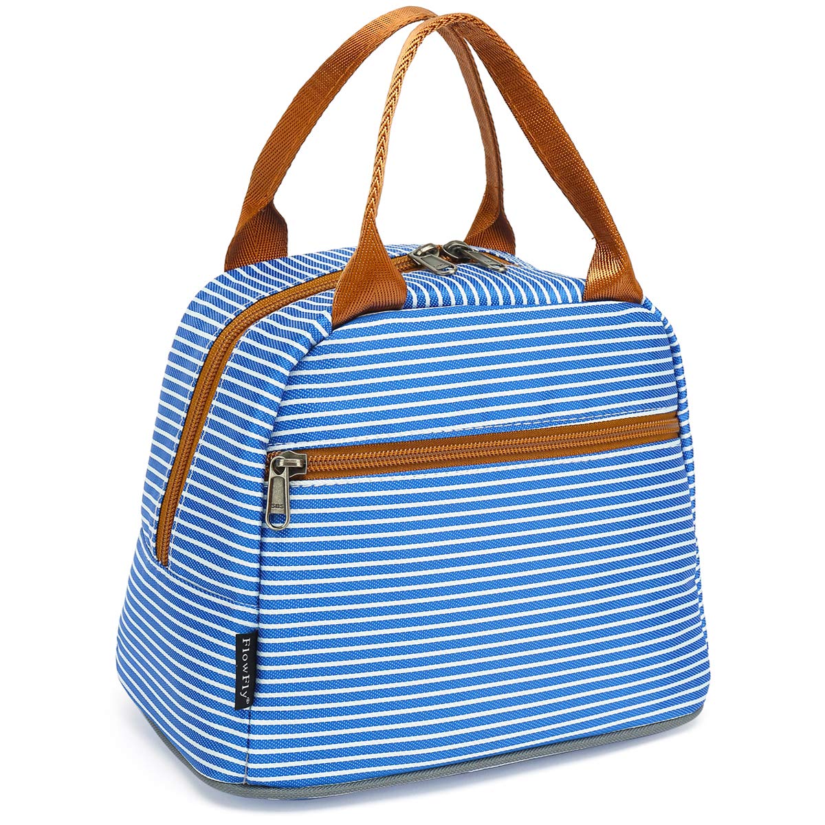 FlowFly Insulated Lunch Bag Cooler Tote for Women & Men - Royal Blue - Perfect for Work, School, Picnics & Outdoor Activities