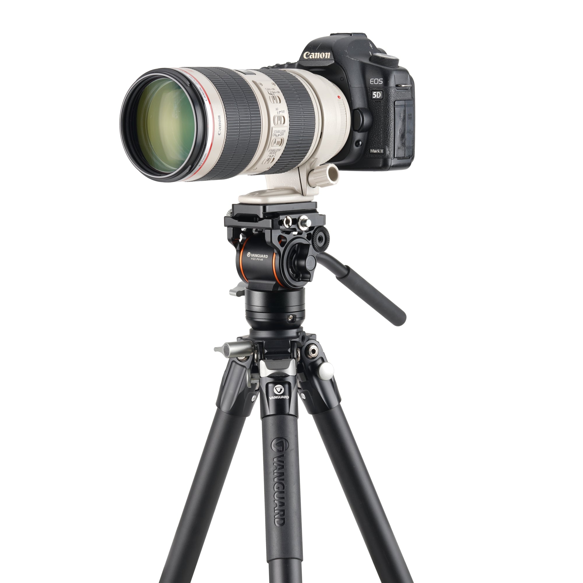 Alta Pro 3VL 264AV14 Professional Aluminum Video Tripod with Counterbalancing Head - Perfect for Filmmaking, Photography, and Live Streaming