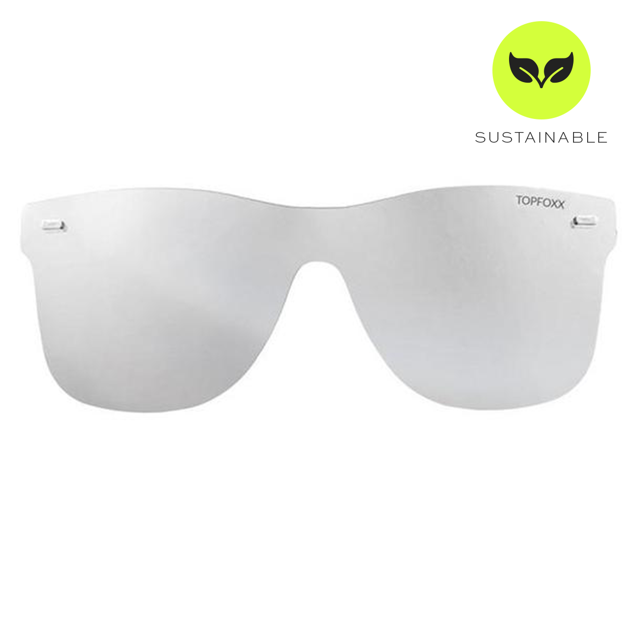 Sustainable Silver Square Wayfarer Sunglasses for Women - Eco-Friendly Fashion Accessory for Outdoor Activities, Beach & Driving