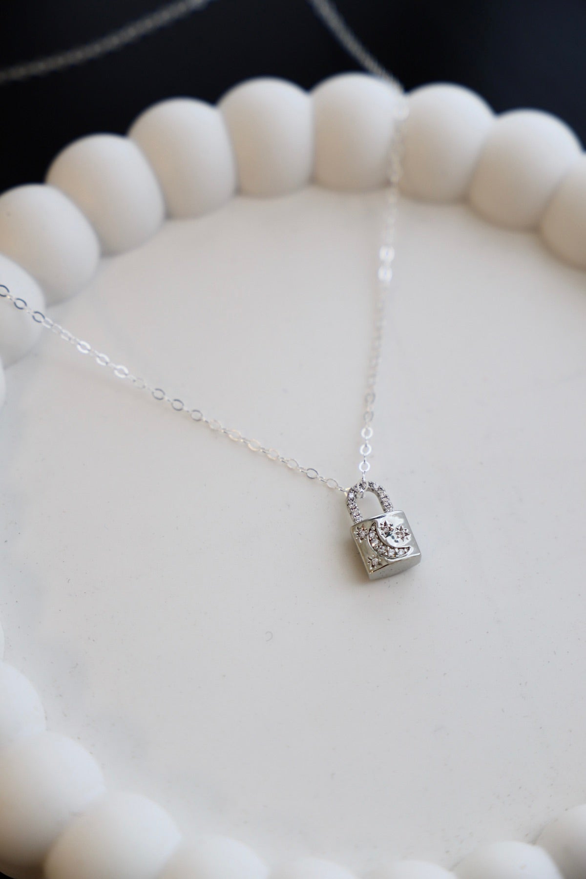 Celestial Lock Charm Necklace - Elegant Zodiac Pendant for Women - Perfect for Birthdays, Anniversaries & Spiritual Gifts | Astrology Jewelry for Daily Wear & Special Occasions