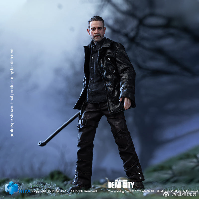HIYA 16CM 1/12 Scale Negan Action Figure - The Walking Dead: Dead City Collectible (Pre-Order) | Perfect for Display, Photography & Diorama Scenes