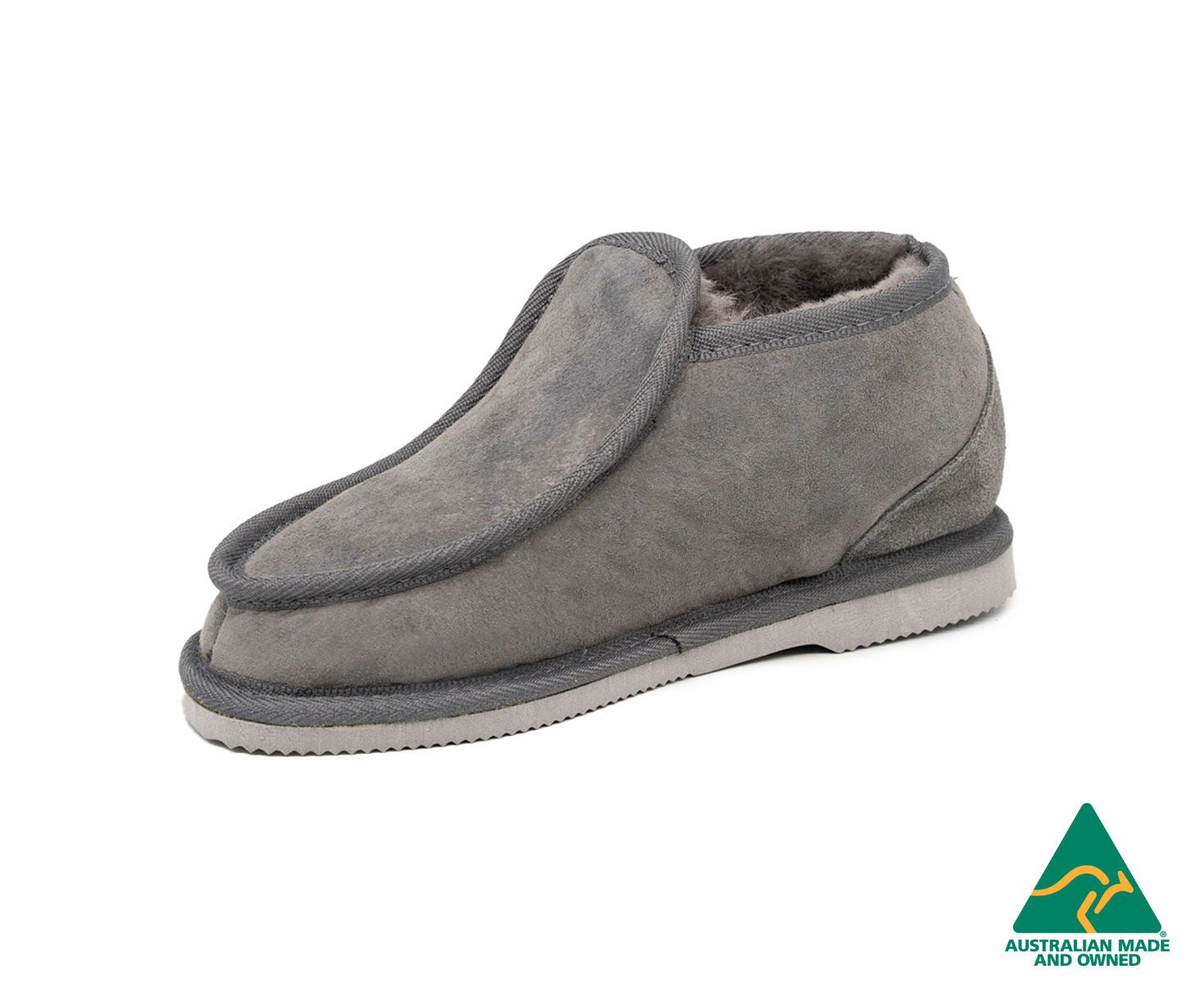 Albert Slippers for Men - Soft Memory Foam House Shoes with Non-Slip Sole - Comfortable Indoor/Outdoor Slides for Home, Garden, and Travel