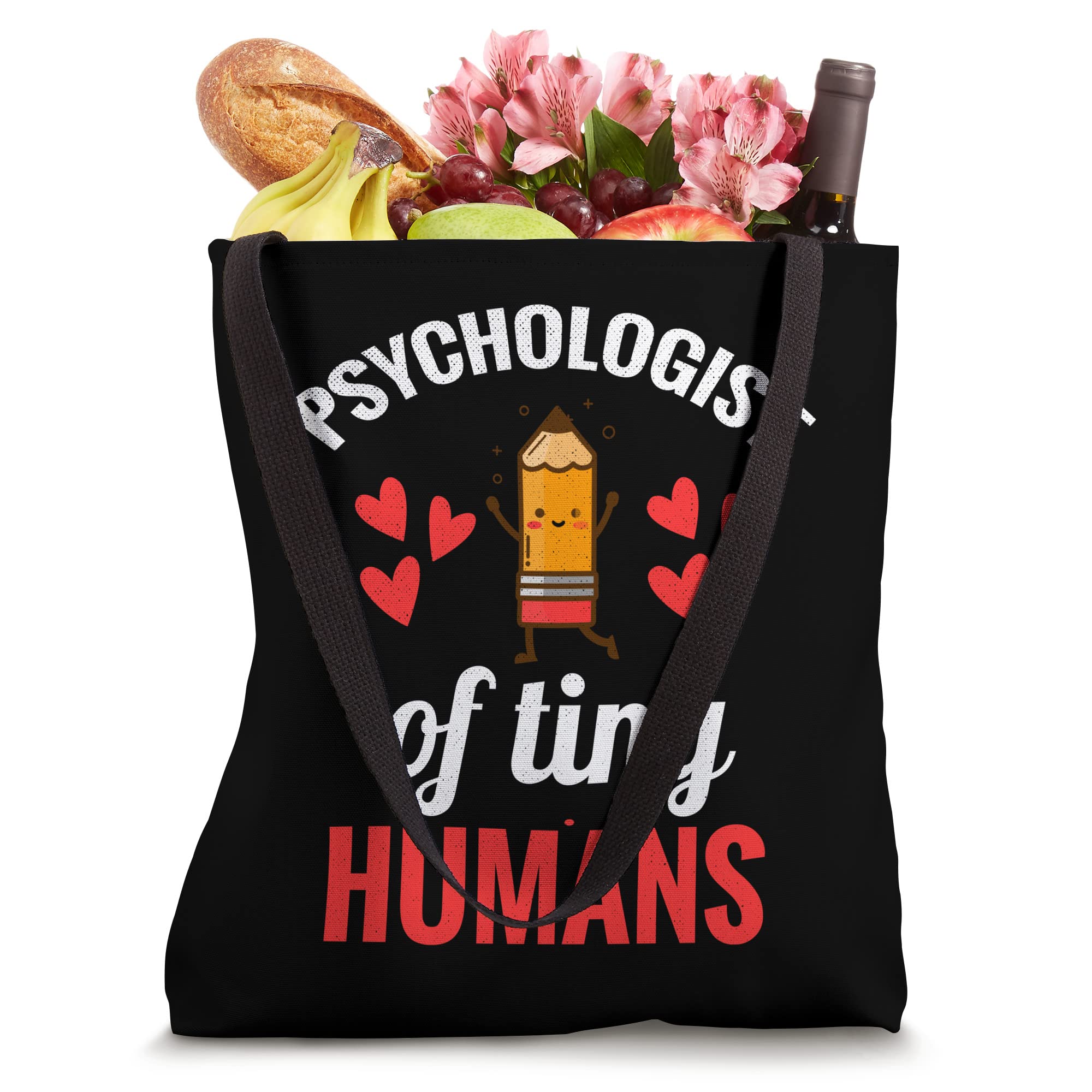 Psychologist Of Tiny Humans | School Counselor Tote Bag - Perfect for Teachers, Therapists & Child Psychologists
