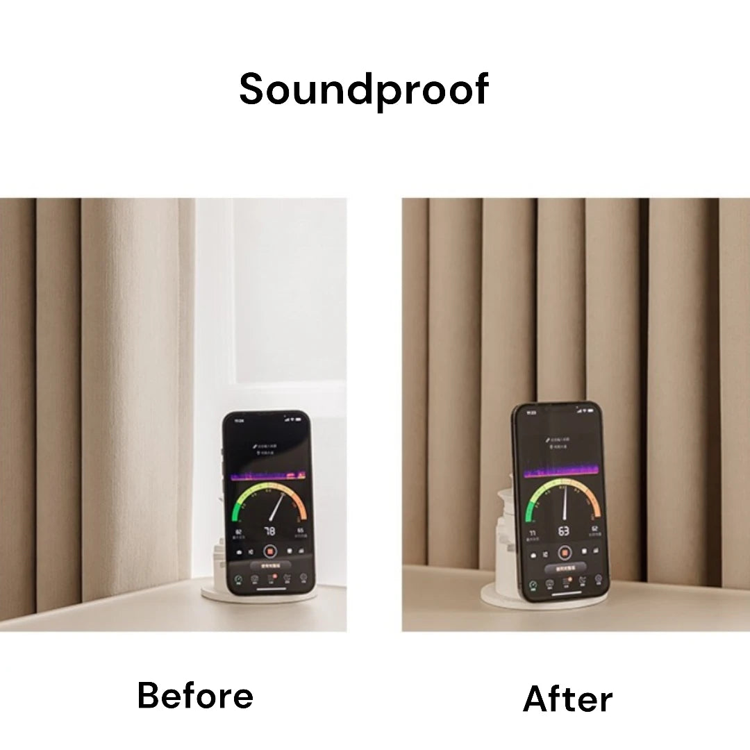 Isabel Plush Chenille Thermal Blackout Curtains for Bedroom - Custom Size, Noise Reducing, Energy Efficient, 100% Light Blocking for Better Sleep & Privacy