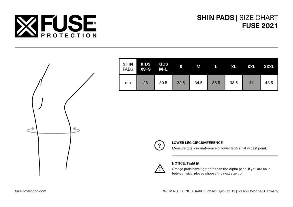 Fuse OMEGA PRO Shin Pad Combo - Premium Soccer Shin Guards for Men & Women - Perfect for Training, Matches & Sports Protection