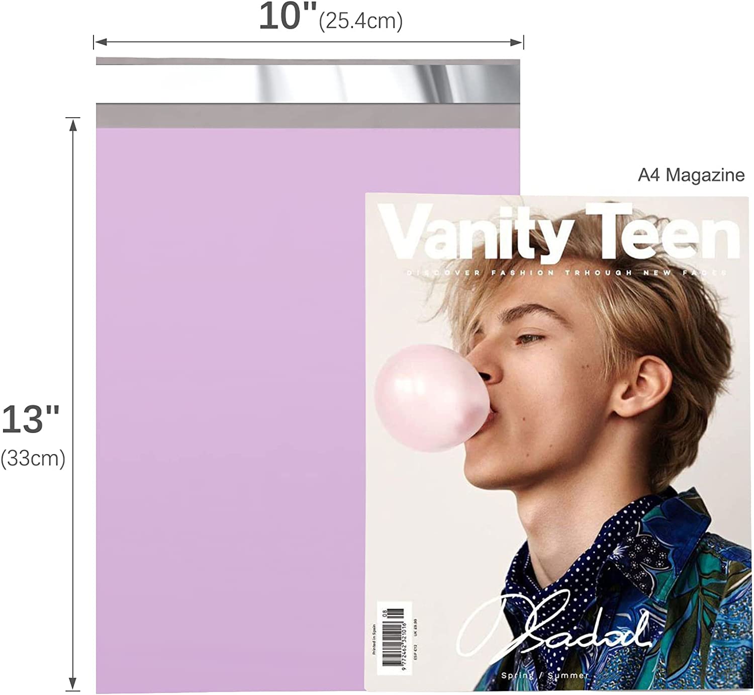 10x13 Poly Mailer Envelope Shipping Bags - Light Purple | Waterproof Mailing Pouches for Ecommerce, Clothing & Small Packages | Perfect for Online Stores, Amazon Sellers & USPS Shipping