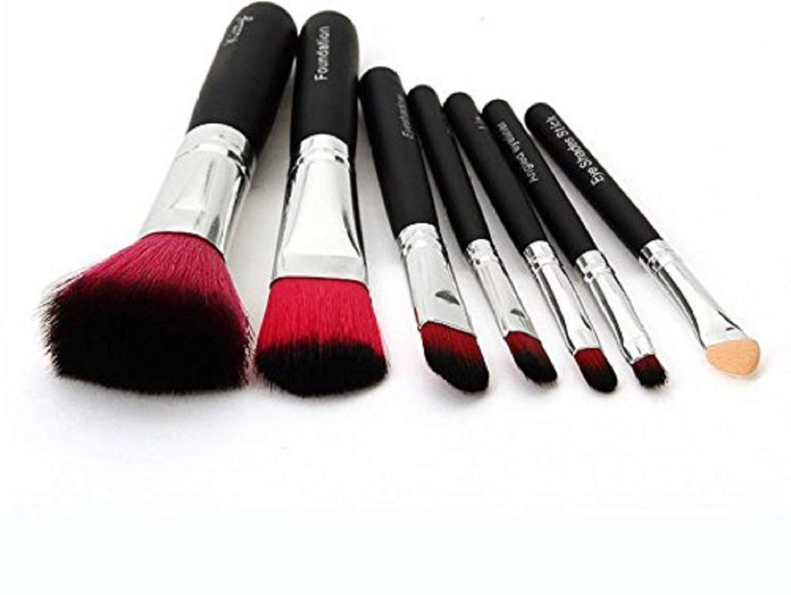 CETC® 14-Piece Complete Mini Makeup Brush Set with Storage Box - Black & Pink - Perfect for Travel, Professional Makeup Artists & Beginners