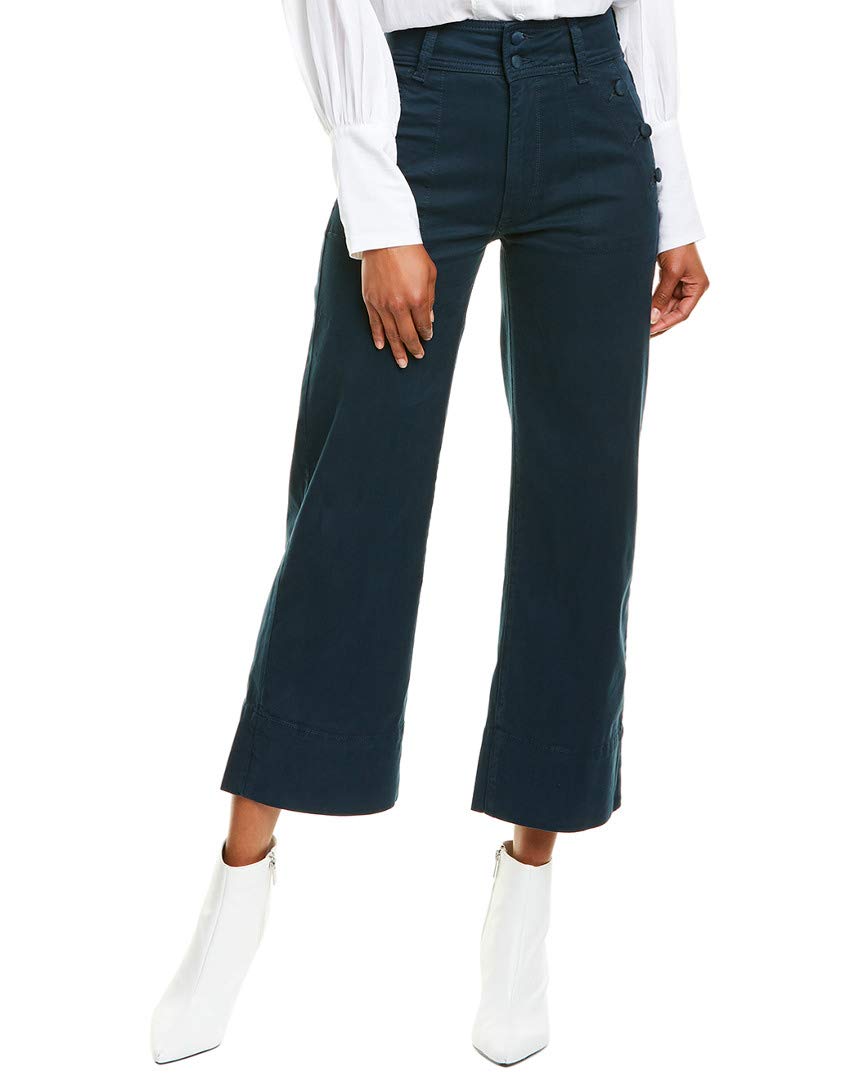 DL1961 Women's Hepburn Wide Leg High Rise Vintage Ankle Jeans - Comfortable Retro Denim Pants for Casual Wear & Office Outfits