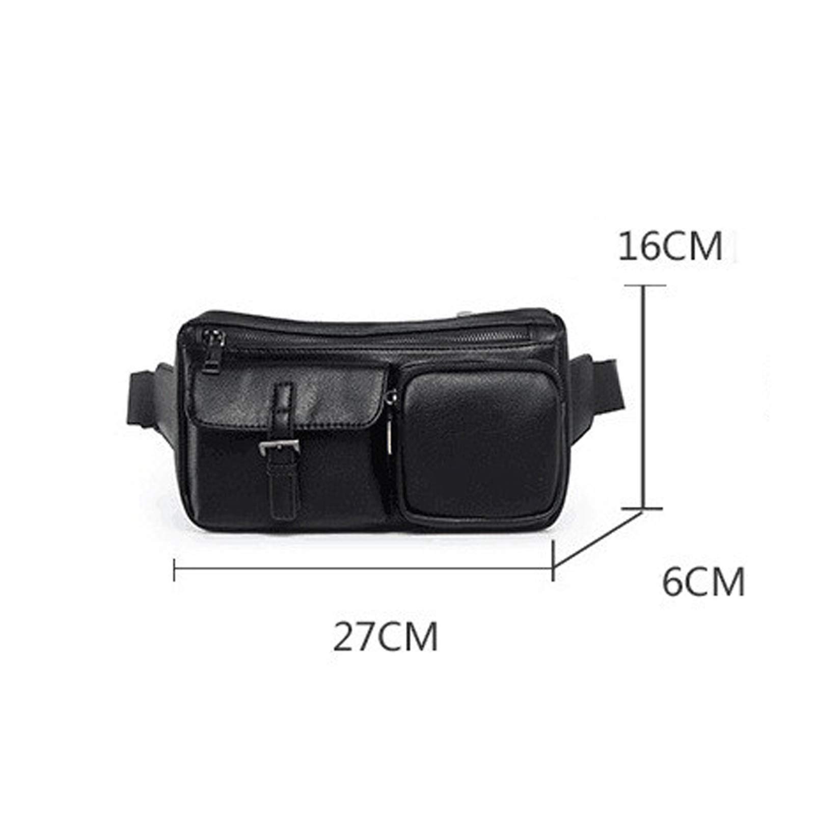 Premium Leather Waist Pack for Men & Women - Adjustable Sling Bag for Hiking, Running, Travel & Outdoor Adventures | Hands-Free Crossbody Fanny Pack for Gym, Concerts & Daily Use