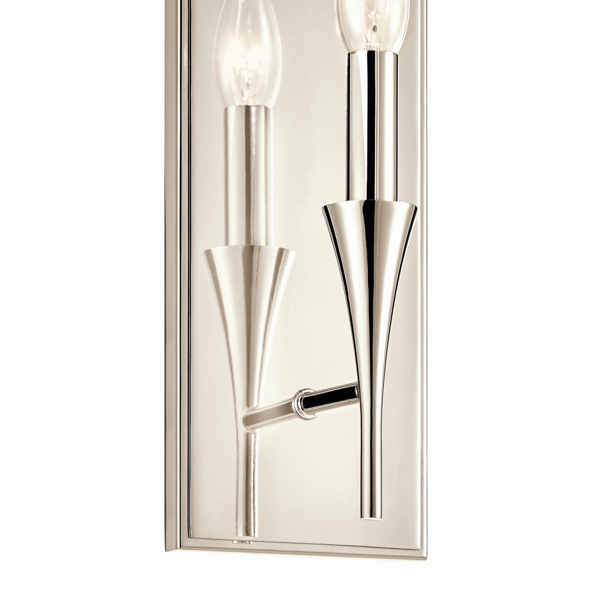 Alvaro 11 1 Light Wall Sconce in Polished Nickel Finish - Modern Bathroom Vanity Lighting for Bedroom & Hallway