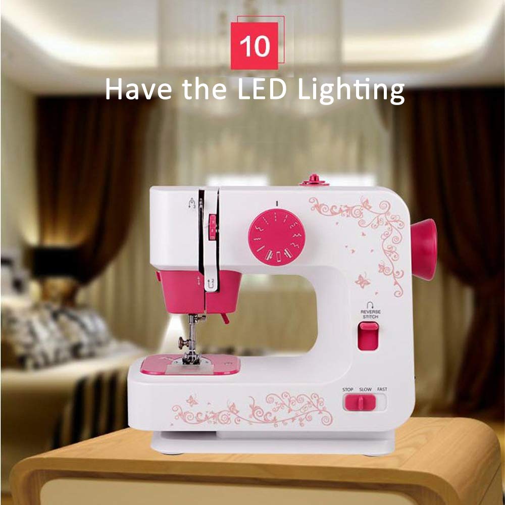 LadyQ 2020 Electric Mini Handheld Sewing Machine - Portable Stitch Tool for Quick Clothing Repairs, DIY Crafts & Home Use | Perfect for Emergency Fixes, Travel & Small Projects