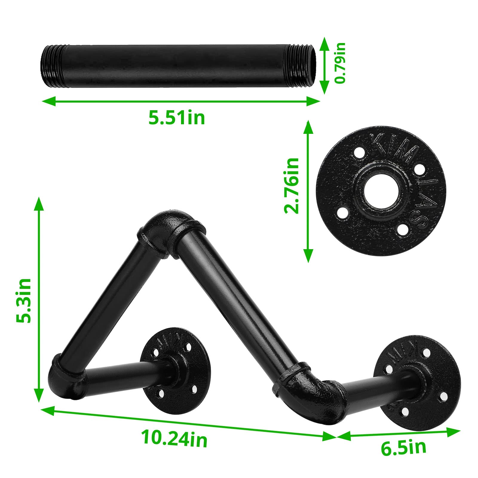 Heavy Duty Wall Mount Garden Hose Holder - Outdoor Metal Hose Hanger Organizer for 5/8 Inch Hose (Up to 150 ft), Ropes & Hydraulic Hoses - Perfect for Yard, Garage & Garden Watering Systems