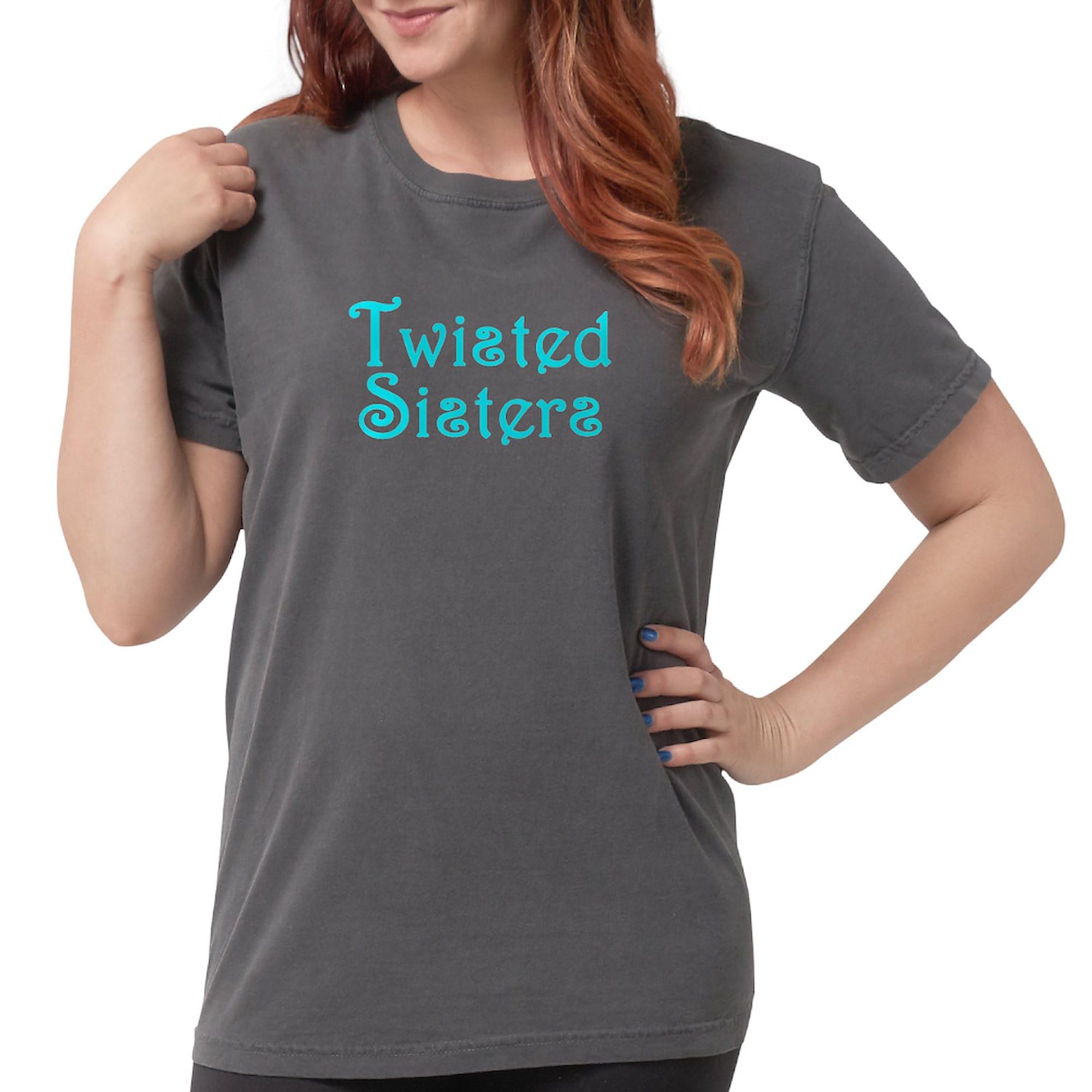 Twisted Sisters Graphic T-Shirt for Women - Soft Comfort Colors Cotton Tee - Perfect for Casual Wear, Sisterhood Events & Gifts