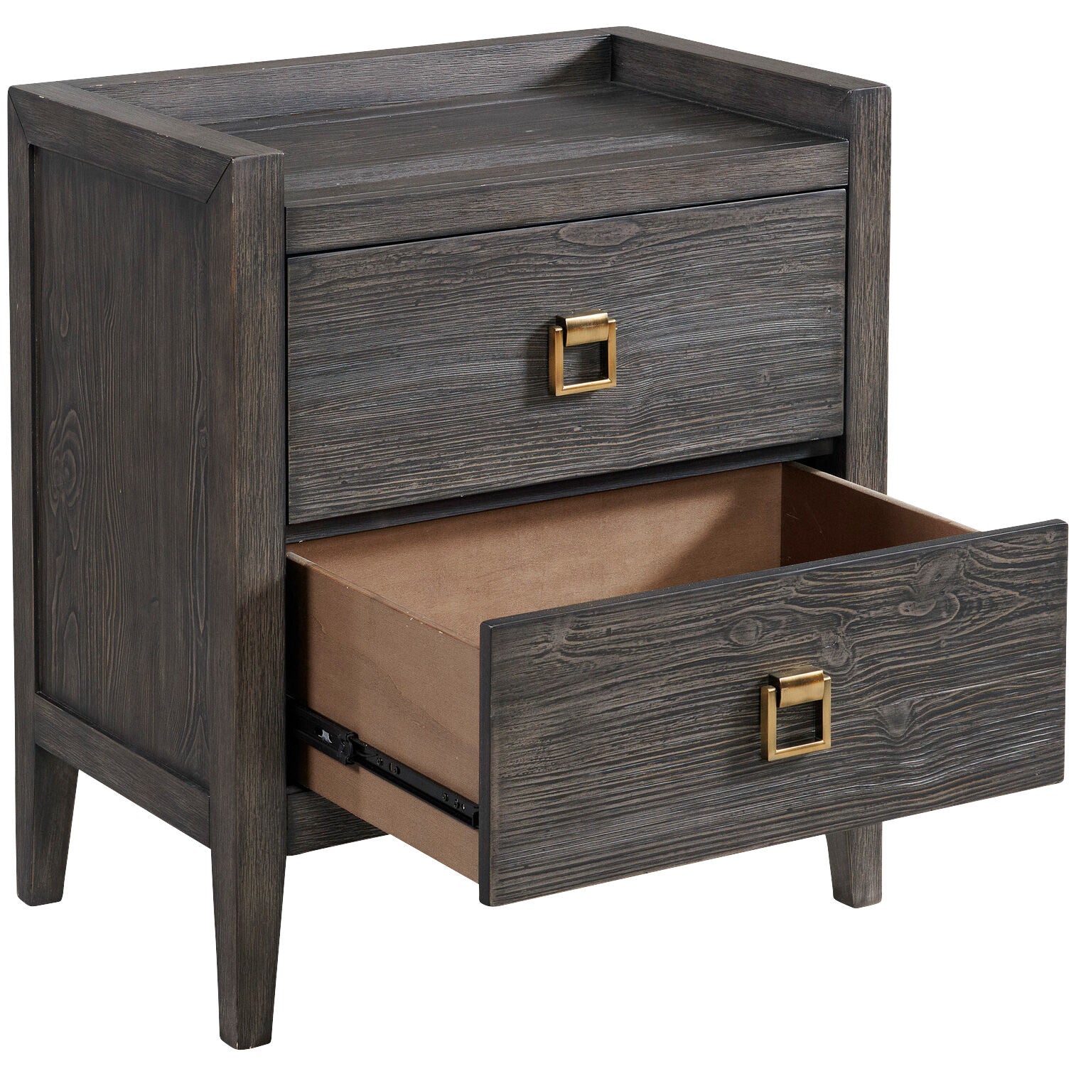 Portia Nightstand - Modern Bedside Table with Drawer, Wooden Night Stand for Bedroom, Living Room & Office - Perfect for Storage & Decor