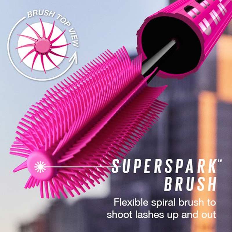 Maybelline Firework Waterproof Mascara - Volumizing & Lengthening for Dramatic Lashes | Perfect for Parties, Weddings & Everyday Glam