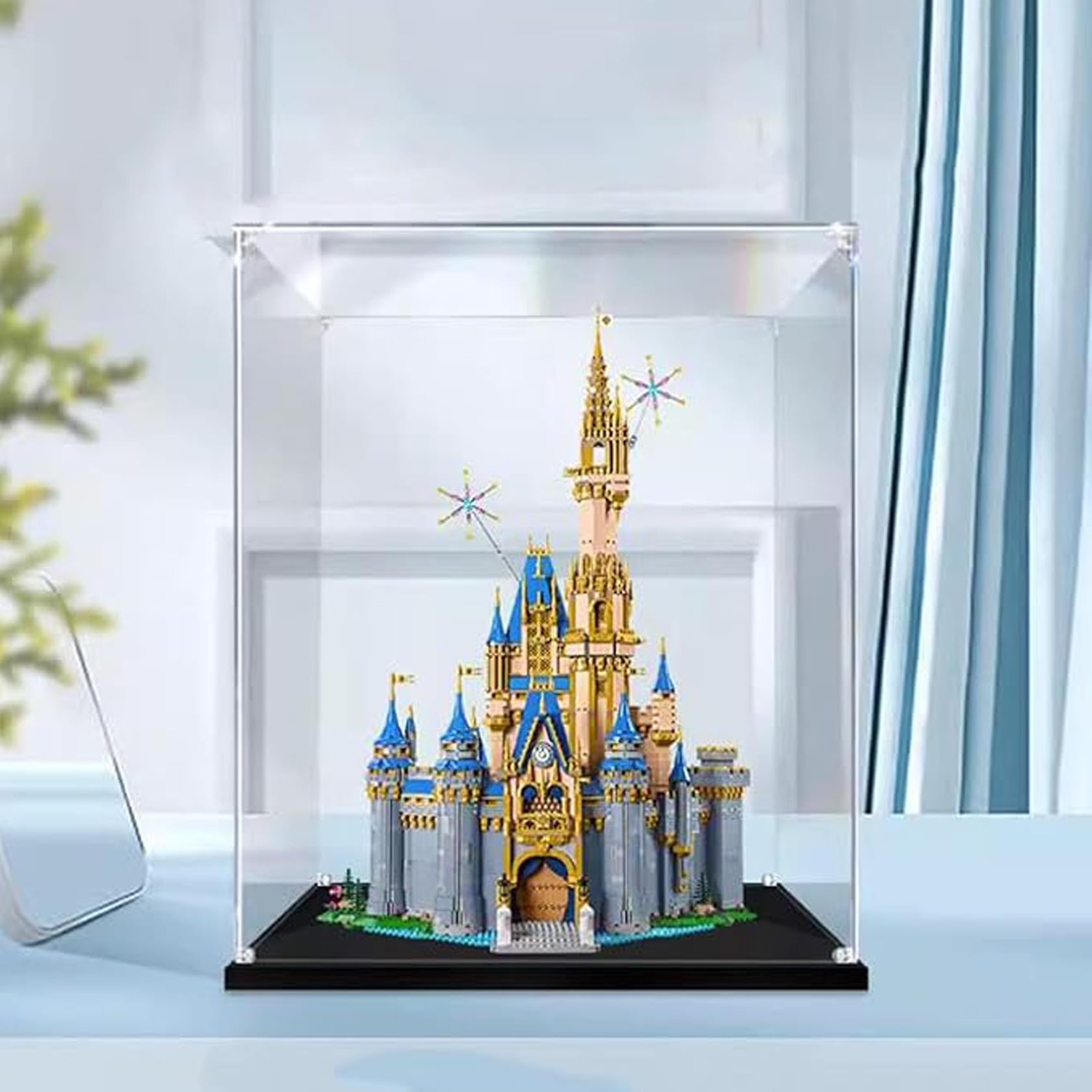 **Lego Disney Castle 43222 Display Case - Dustproof & UV Protection, Custom Fit Showcase for Lego Collectors, Transparent 3mm Acrylic (85x65x40cm) - Perfect for Home Decoration & Gift for Lego Lovers**