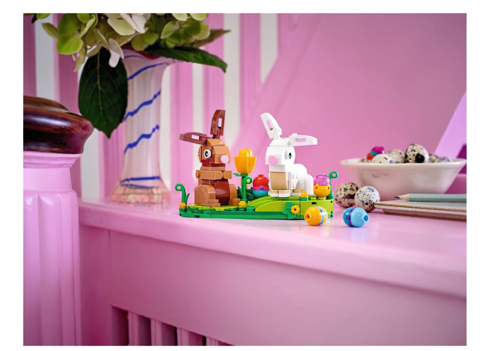Best Lego Easter Gift Sets - Rabbit 40523, Sheep 40380, Easter Bunny 40463 & Creator Bunny & Egg 30583 - Fun Building Activity with Sticker Book for Kids - Perfect for Easter Decorations, Gifts & Family Playtime