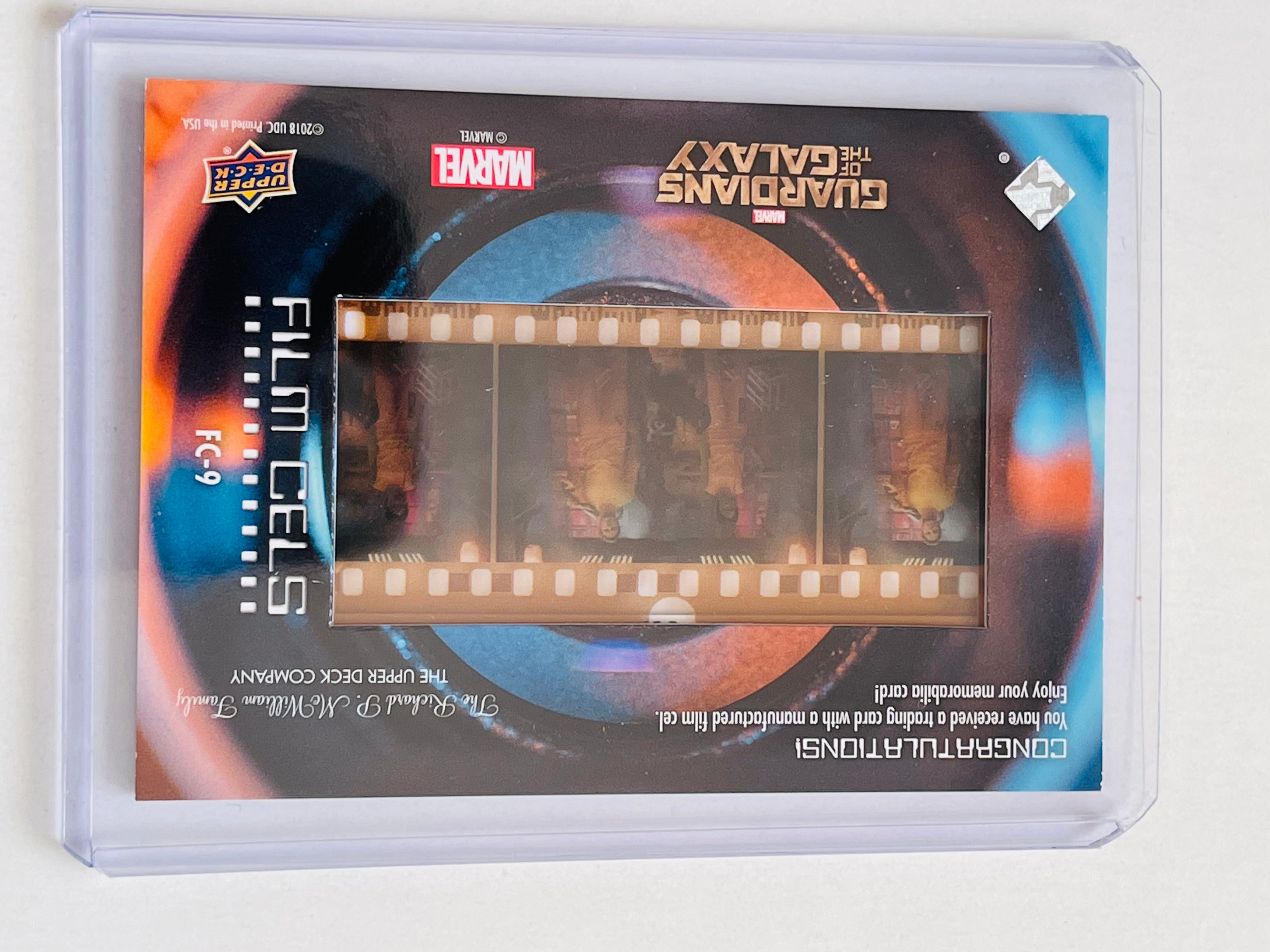Guardians of the Galaxy Chris Pratt Rare Film Insert Card - Collectible Movie Memorabilia for Marvel Fans & Pop Culture Enthusiasts - Perfect for Display, Gifts, and Comic Con Events
