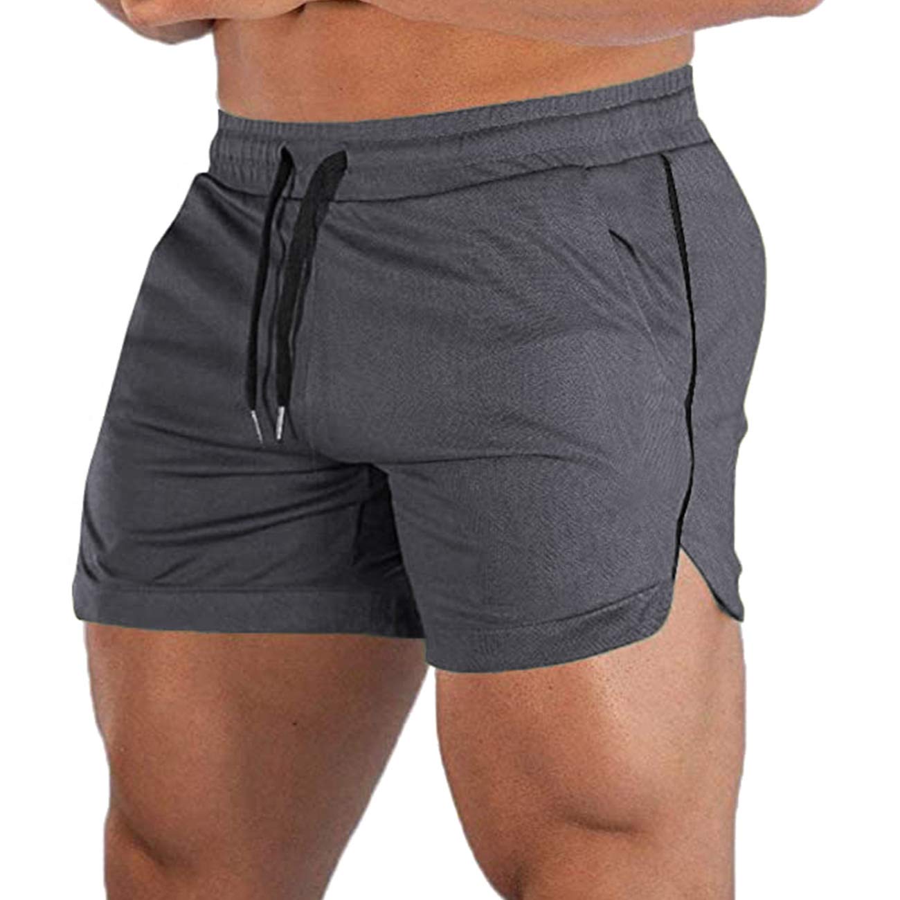 EVERWORTH Men's 5 Inch Inseam Athletic Shorts - Gym Workout, Running, Bodybuilding & Casual Wear - Lightweight Quick-Dry Training Shorts for Sports & Everyday Use