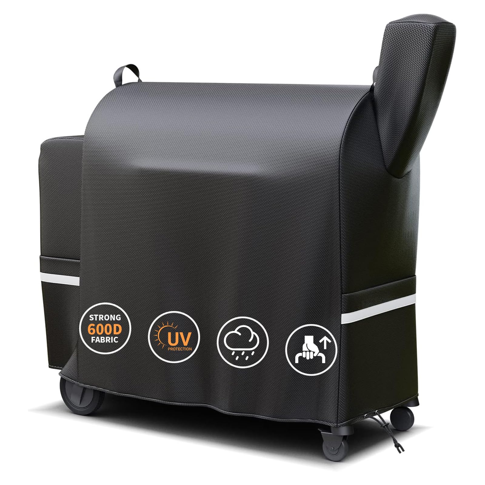 Waterproof Grill Cover for Traeger Pro 34, Pro 780, Texas Elite 34, Eastwood 34 & Z Grills 700/550/600/600D - Heavy Duty BBQ Smoker Cover with Anti-Fade Fabric - Perfect for Outdoor Cooking, Backyard Grilling & Patio Protection