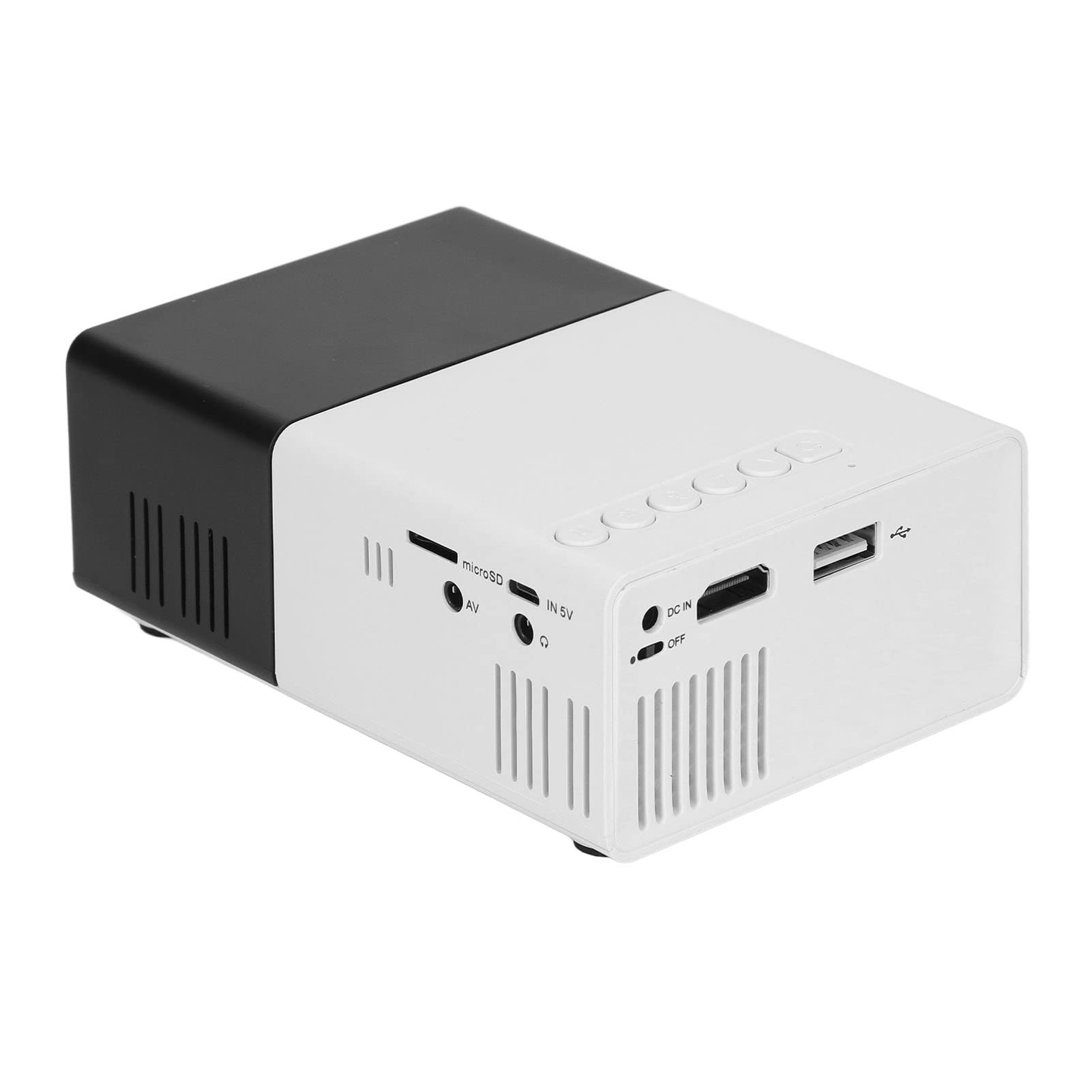 RajoNN Portable Mini Projector with Diffuse Reflection Display - Home Theater Projector for Movies & Gaming, Interactive Display for Presentations (UK Plug) - Perfect for Indoor & Outdoor Movie Nights, Classroom Teaching, and Office Meetings