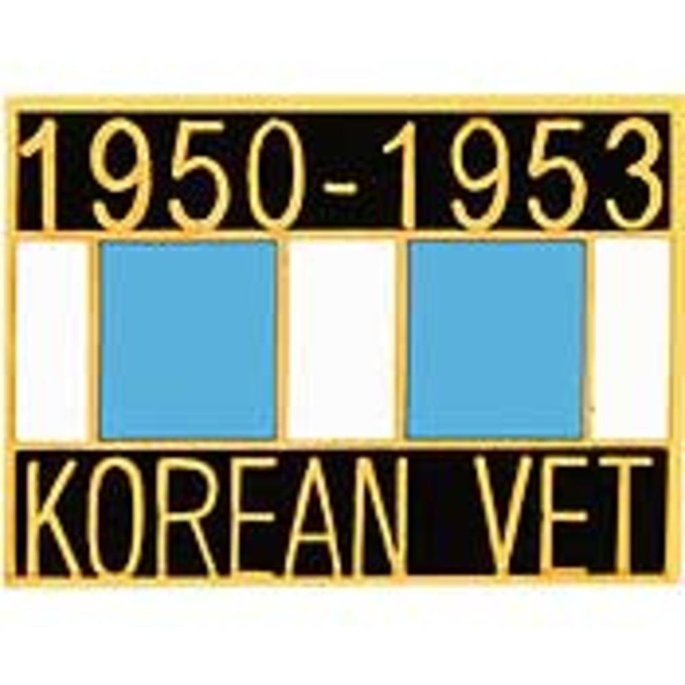 Korean War Veteran Commemorative Pin 1950-1953 - 1 Inch Military Collectible for History Buffs & Patriotic Displays