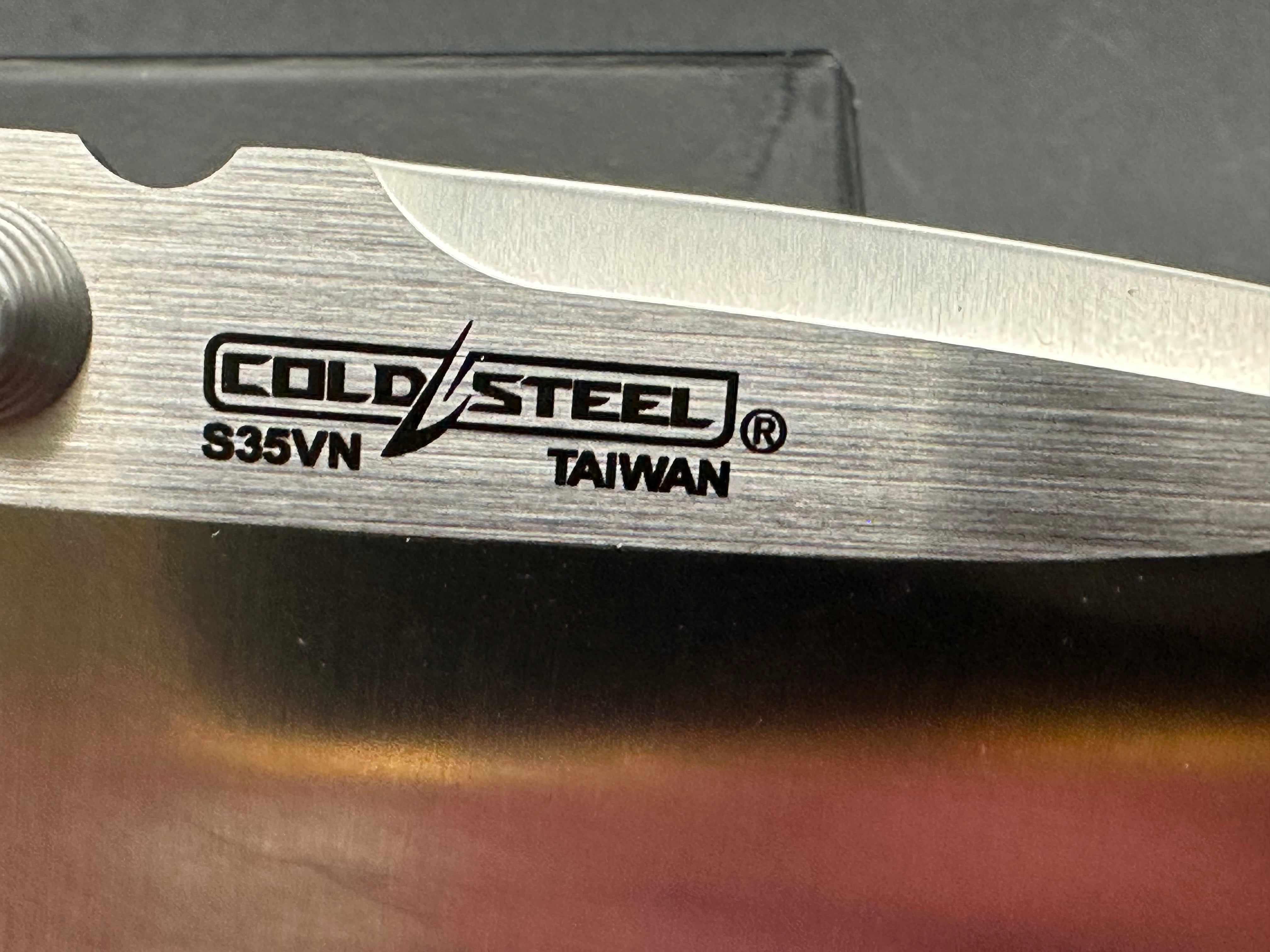 Cold Steel AD-10 Folding Knife with Titanium Scales & S35VN Steel Blade - EDC, Outdoor Survival, Hunting & Tactical Gear
