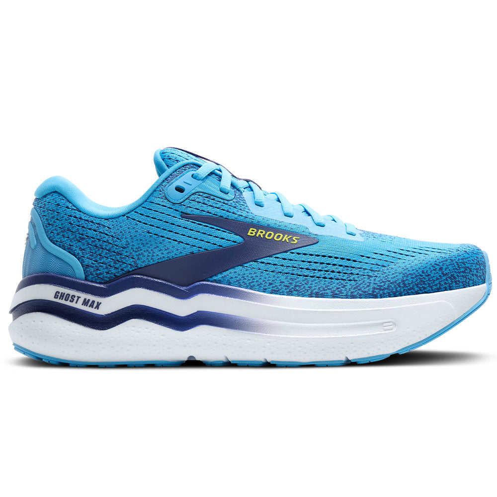 Brooks Ghost Max 2 Running Shoes for Men - Cushioned Support & Comfort for Long Distance Running, Jogging & Workouts - Lightweight Performance Sneakers for Road & Trail