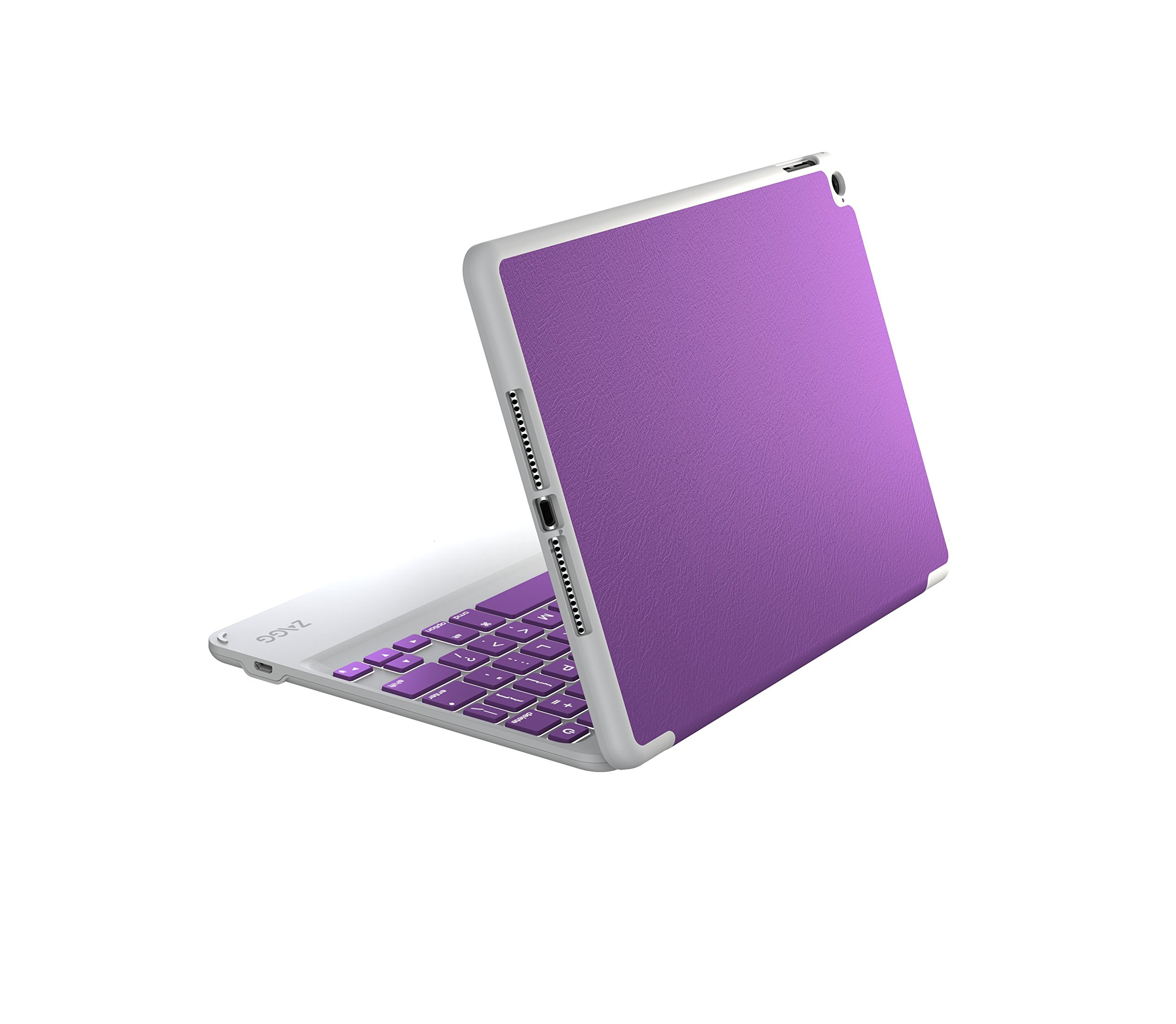 ZAGG ID5ZFN-PU0 Folio Case with Bluetooth Keyboard for iPad Air (5th Gen 2022) - Orchid Purple | Slim Protective Cover with Hinge Design | Perfect for Work, Travel & Typing on the Go