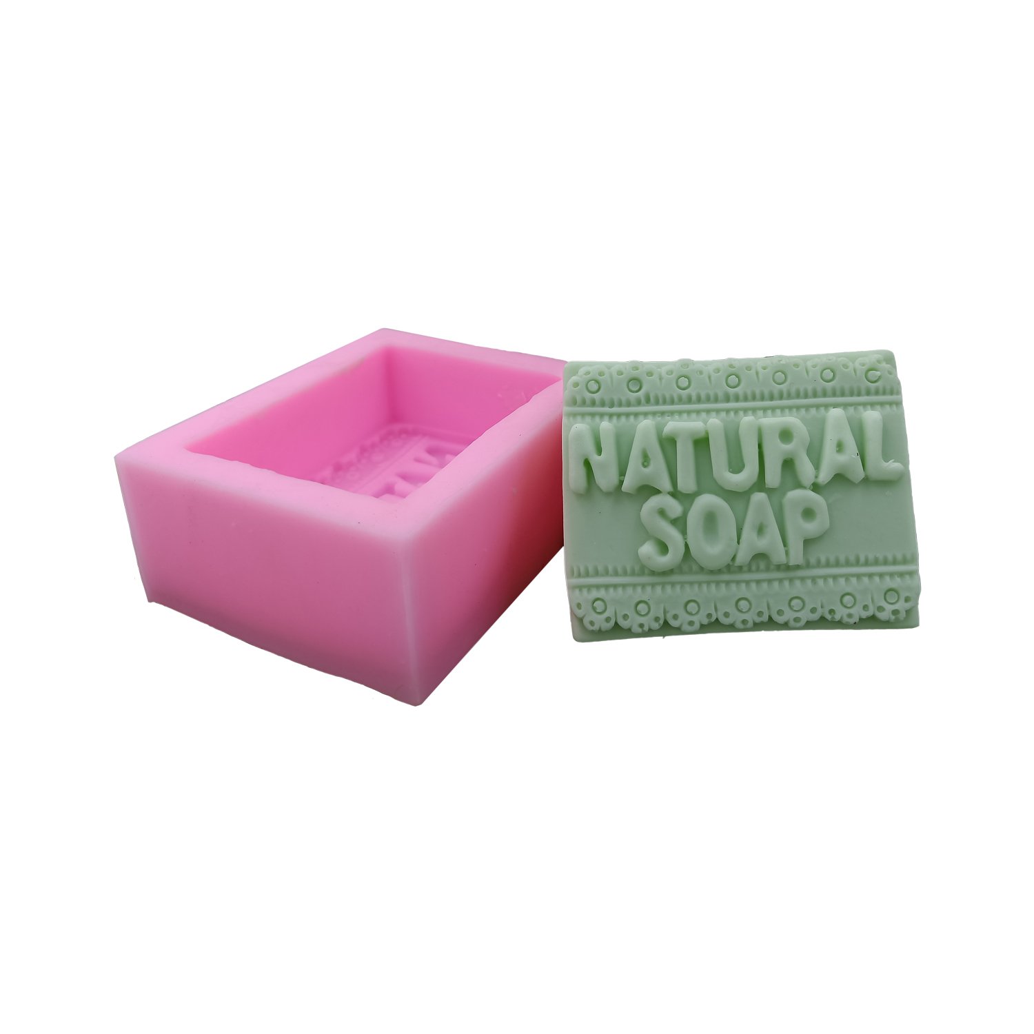Natural Silicone Soap Molds - DIY Candle & Resin Art Craft Molds for Handmade Soap Making, Candle Pouring, Resin Jewelry & Home Decor Projects