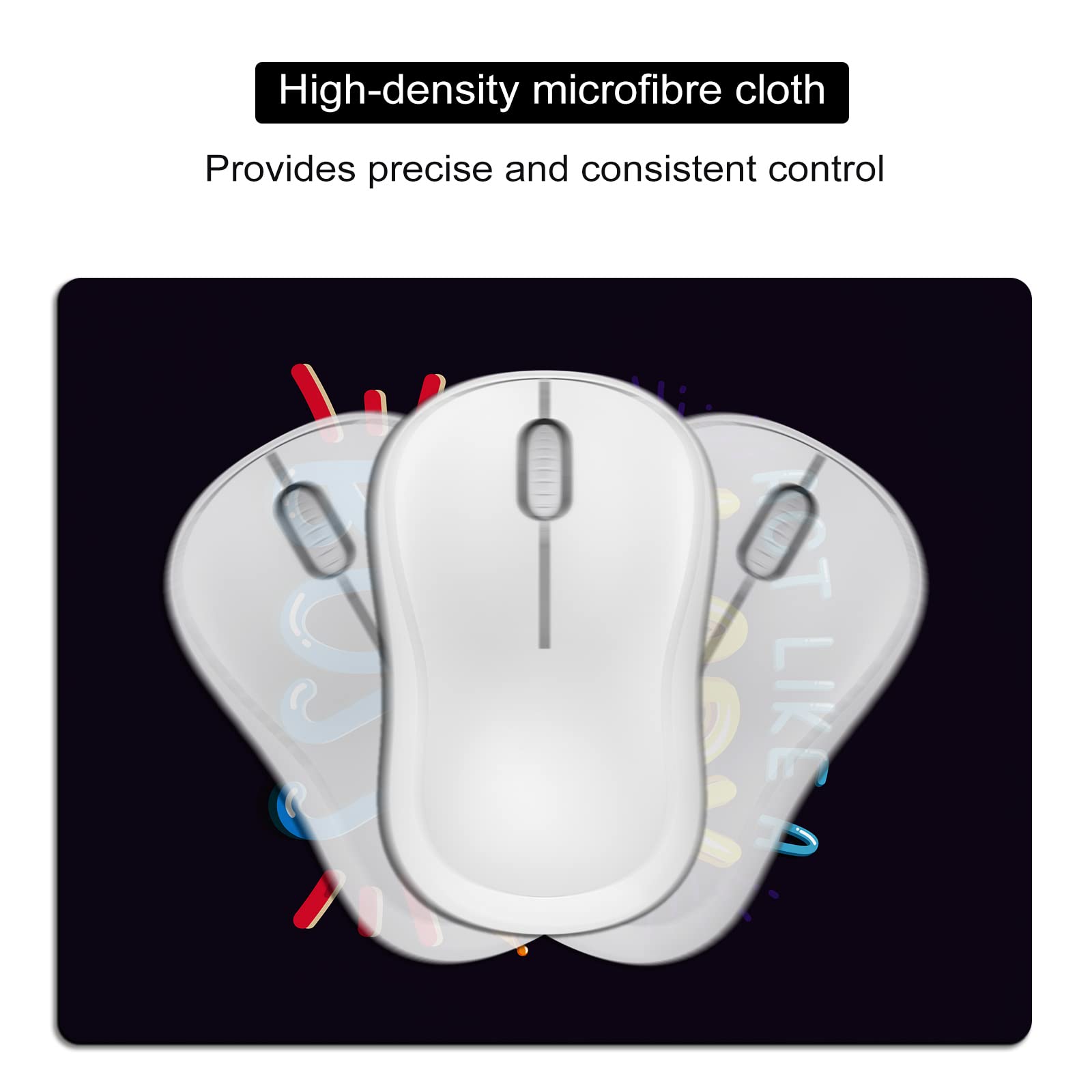 Cute Small Mouse Pad for Wireless Mouse & Laptop - 5.5