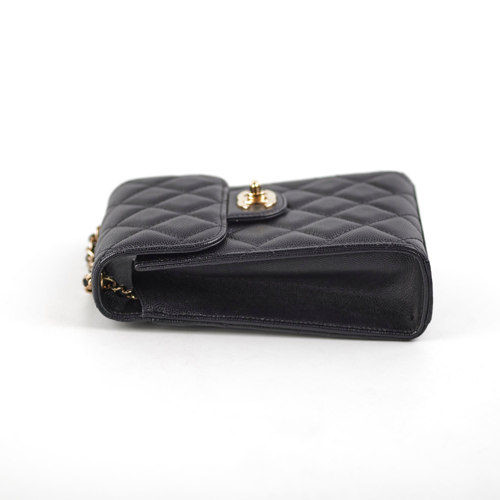 Chanel Caviar Quilted Leather Phone Holder Crossbody Bag for iPhone 15 Pro Max - Luxury Designer Phone Pouch for Women, Perfect for Parties, Shopping & Daily Use
