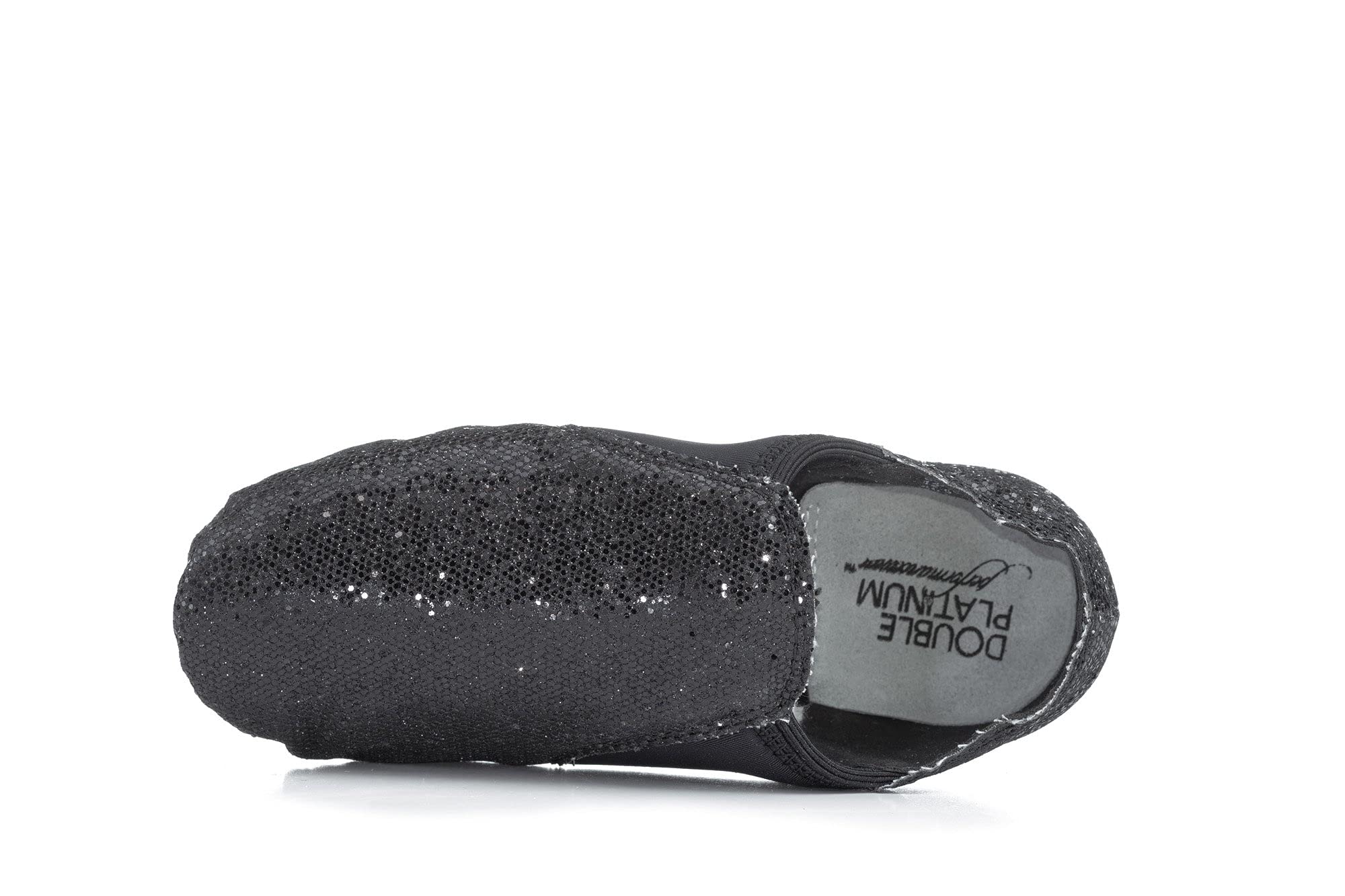 Double Platinum Girls Glitter Jazz Shoes - Sparkly Dance Shoes for Kids, Ballet & Tap Performance, Competition, Recital, Party Wear (Toddler to Youth Sizes)