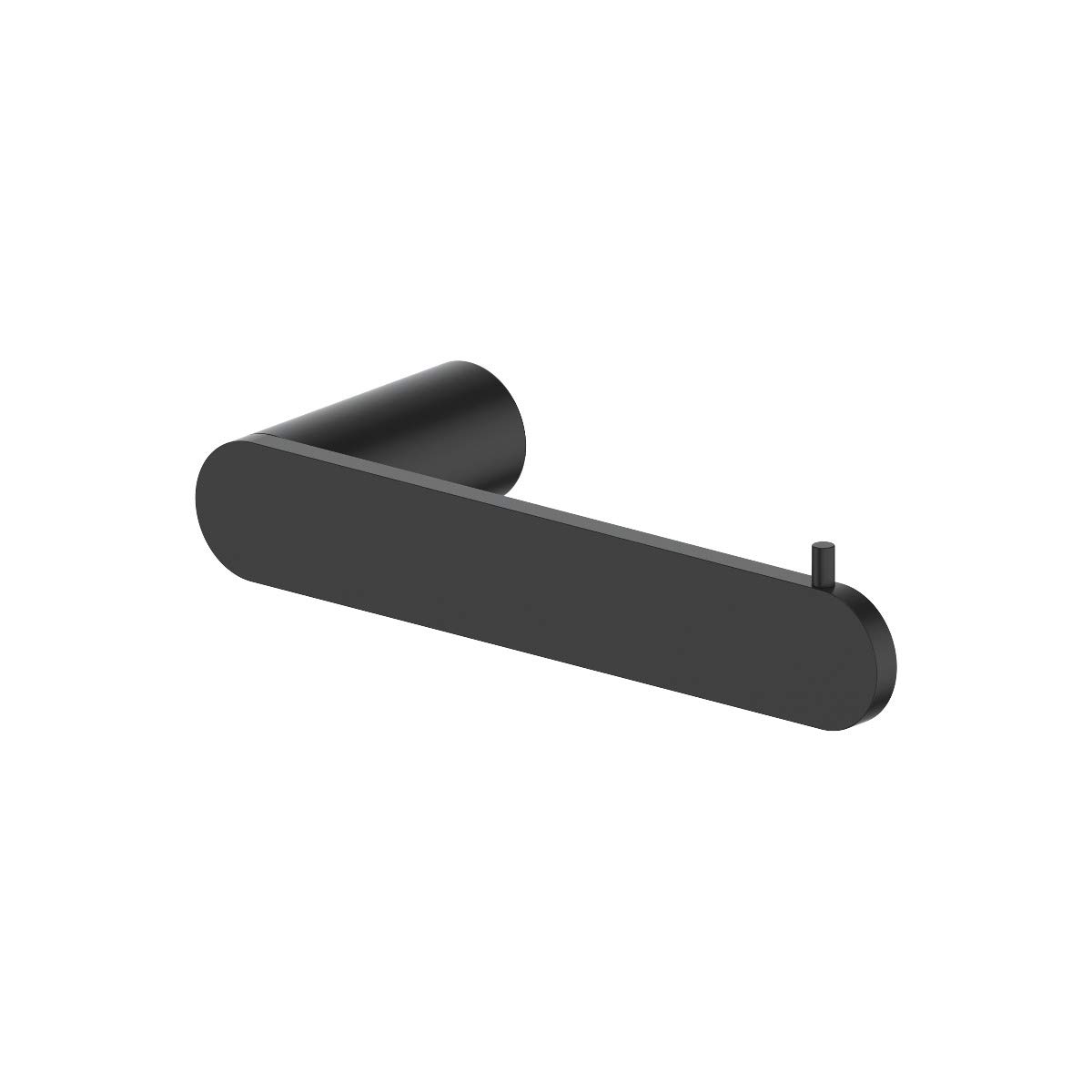ZLINE Crystal Bay Matte Black Toilet Paper Holder - Modern Bathroom Tissue Roll Stand for Home & Office (CBY-TP-MB) | Perfect for Bathrooms, Powder Rooms & Guest Suites