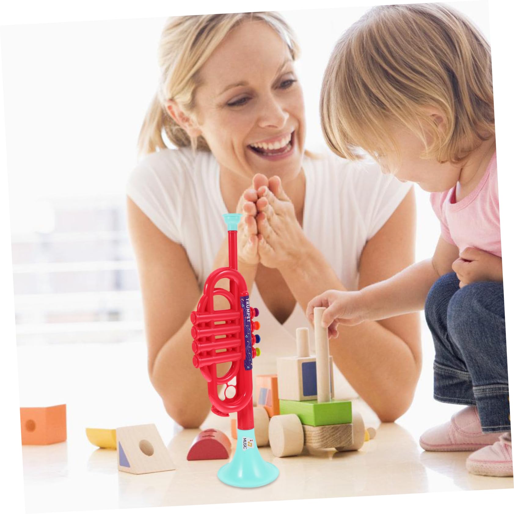 Mini Toy Saxophone & Trumpet for Kids - Musical Instrument Toys for Pretend Play