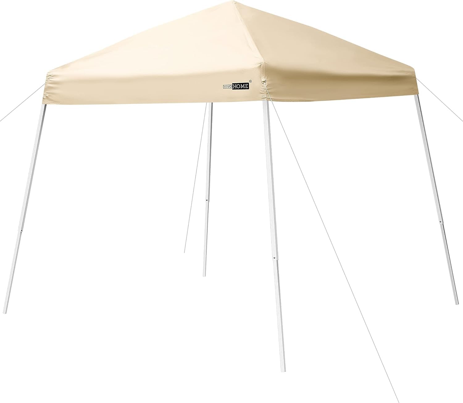 VIVOHOME 210D Oxford Easy Pop Up Canopy Tent 8x8 FT, Waterproof Outdoor Instant Shelter for Camping, Picnic, Beach, Backyard, Party, and Events - Perfect for Sun Protection and Outdoor Gatherings