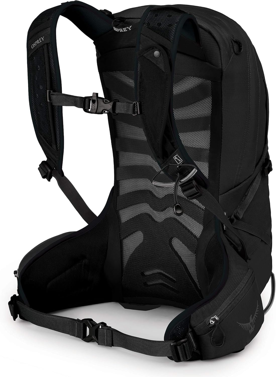 Osprey Talon 11L Men's Hiking Backpack with Hipbelt - Lightweight Daypack for Outdoor Adventures, Travel & Commuting - Stealth Black, S/M Size