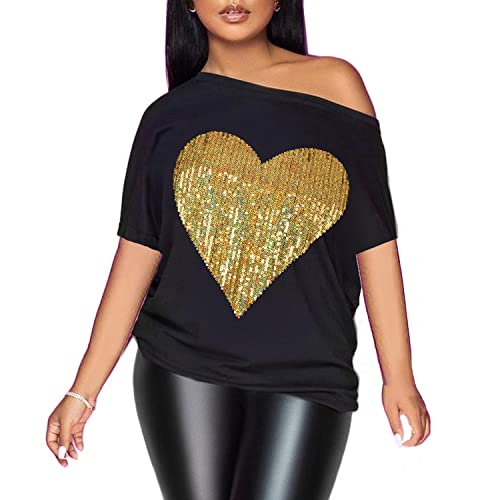 Black+ Gold Heart