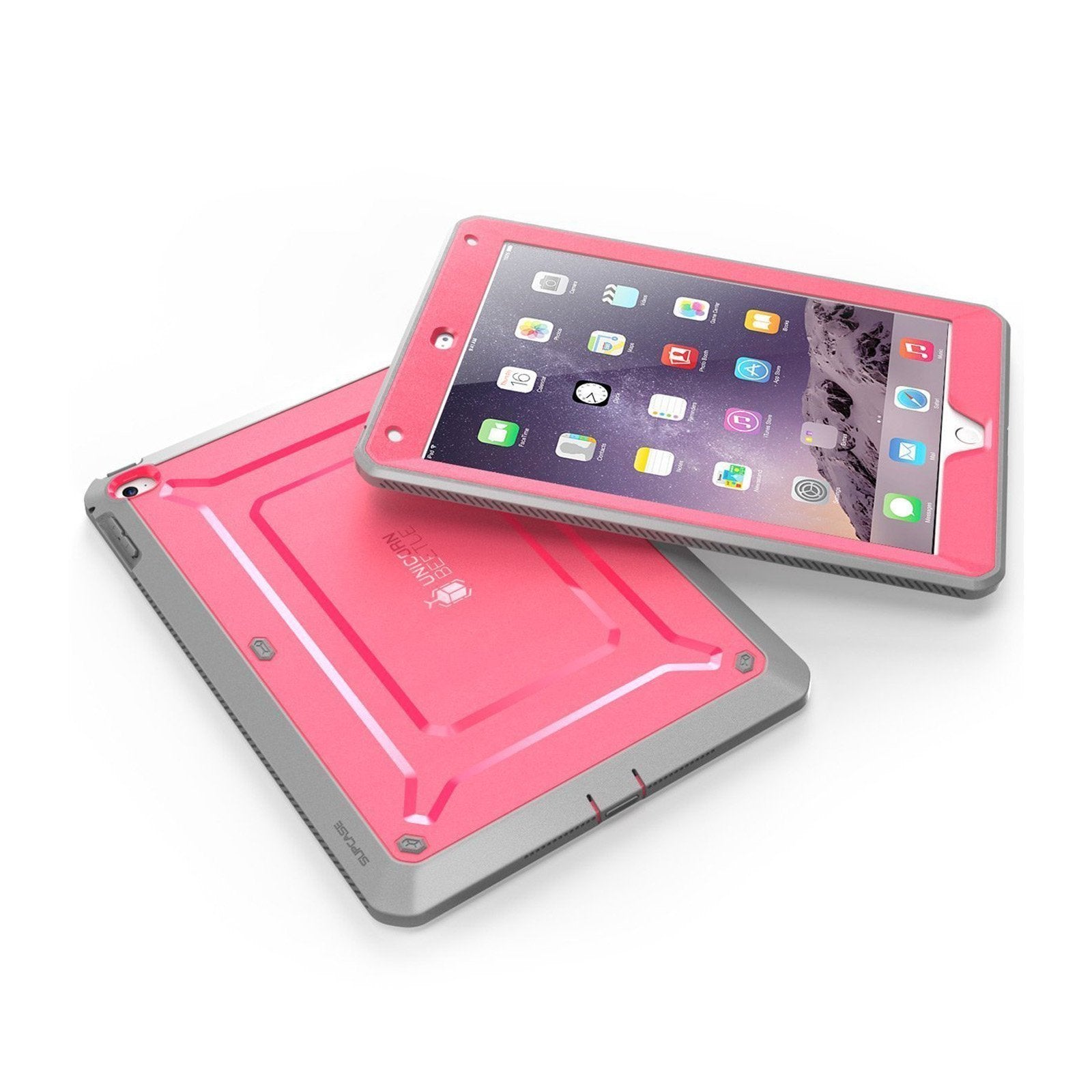 iPad Air 2 Unicorn Beetle Pro Full Body Protective Case - Shockproof, Drop Protection, Scratch Resistant Cover for iPad Air 2 (Pink) - Perfect for Travel, Work & School Use