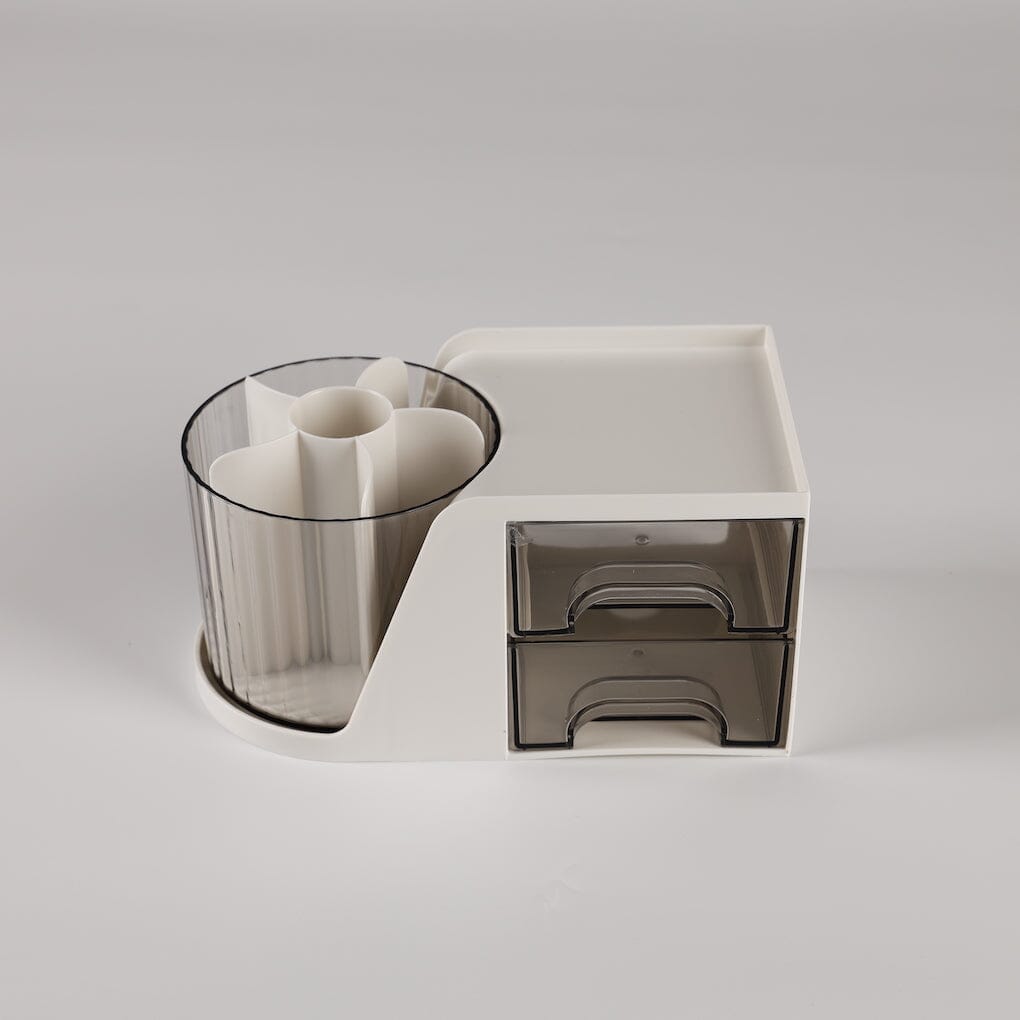 Multi-Purpose Rotating Storage Box with Drawers - Perfect for Home, Office & Closet Organization